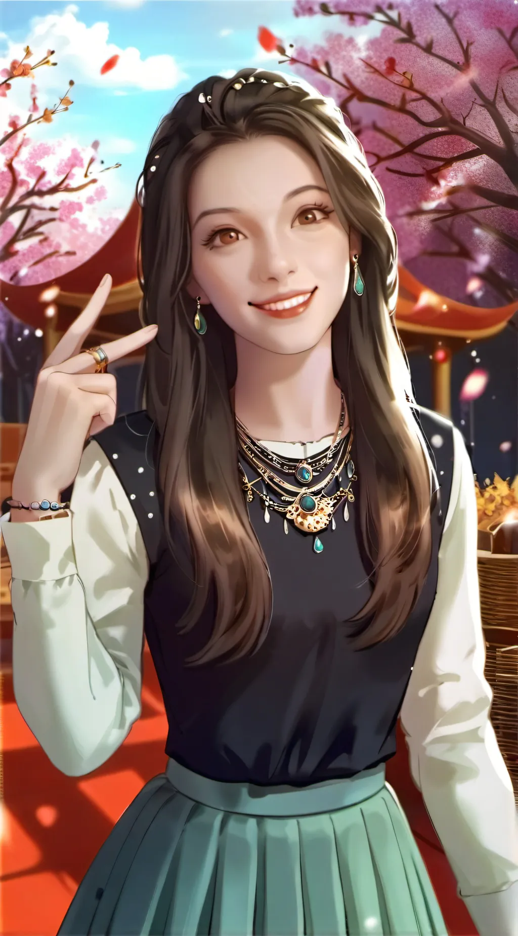 ai character: Cresent background