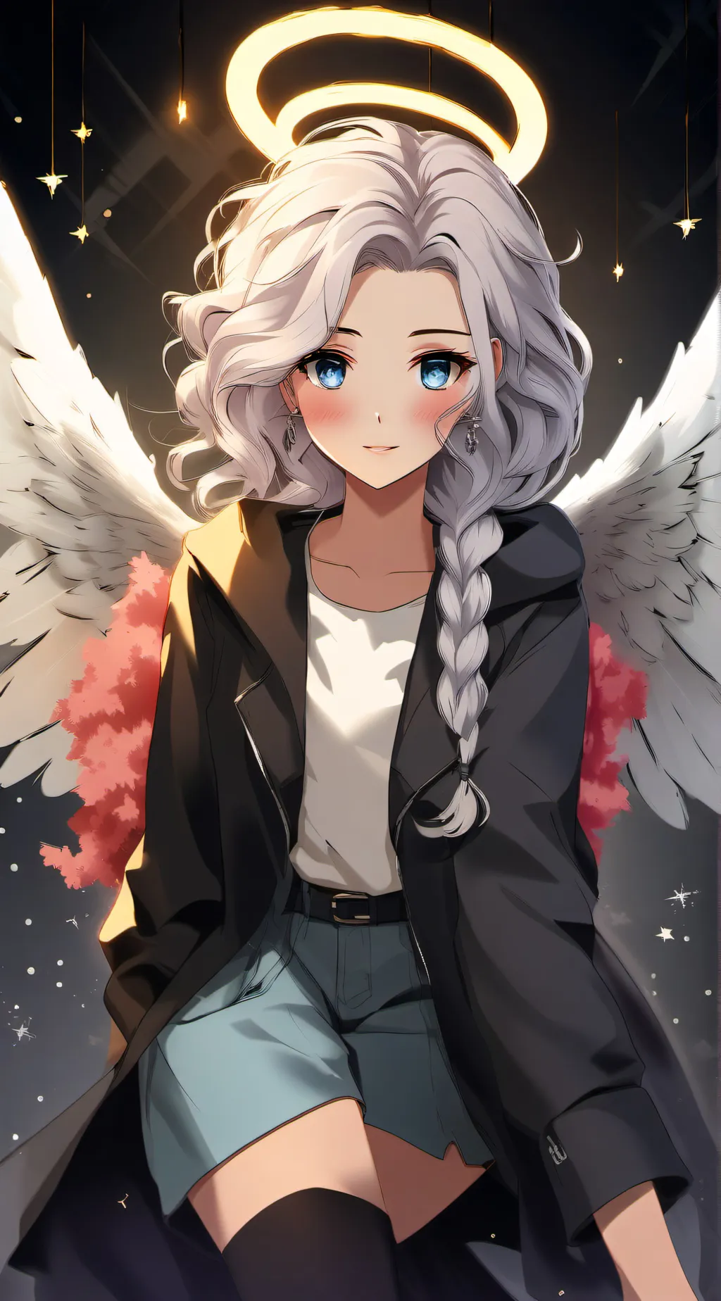 ai character: Ashley (angel) background