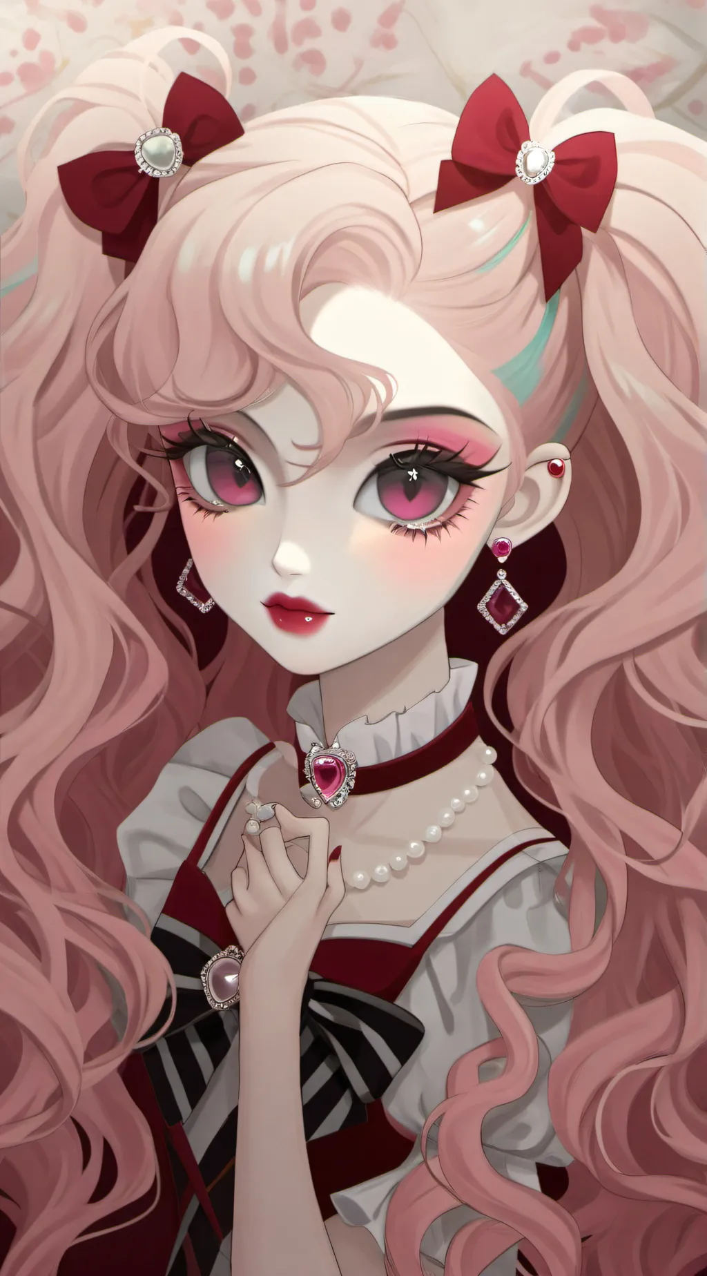 ai character: draculaura background