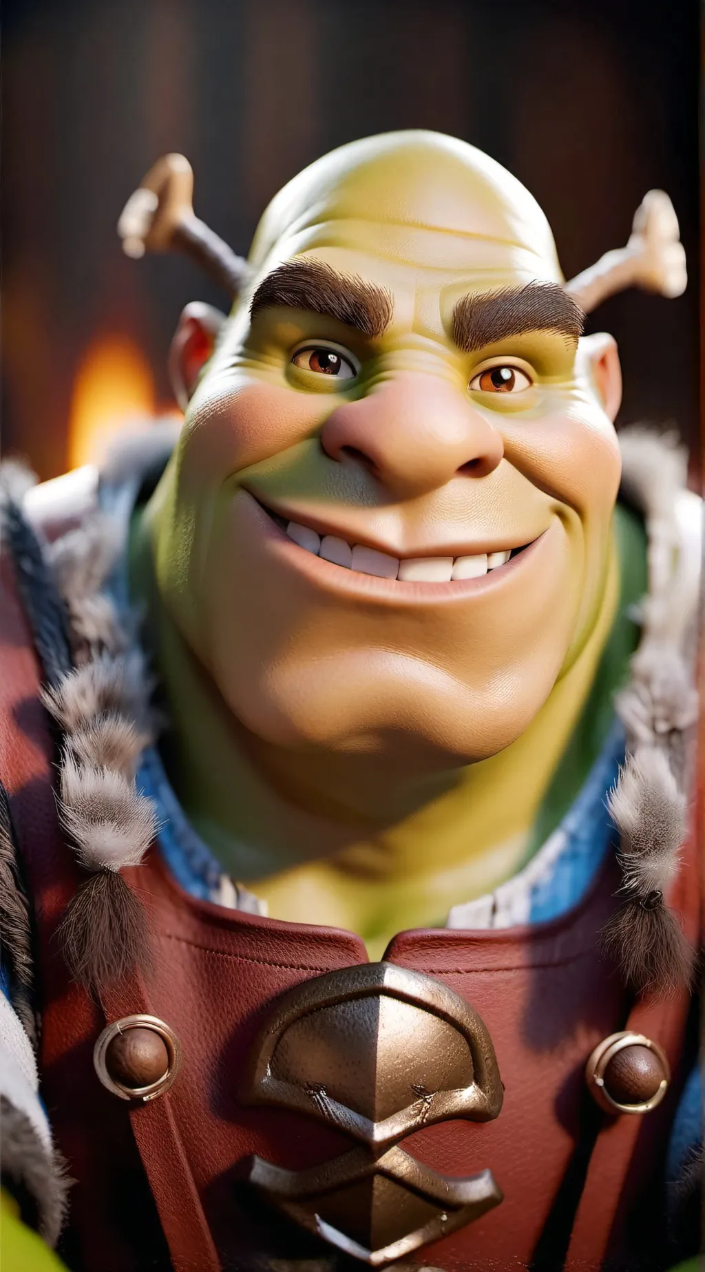 ai character: Shrek background