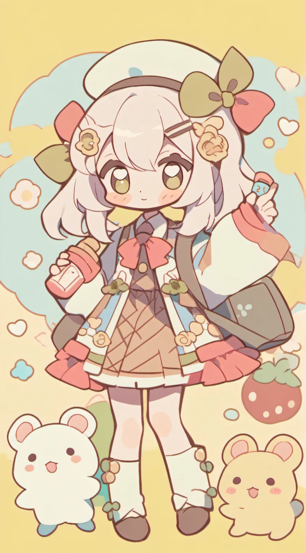 ai character: srrobery background