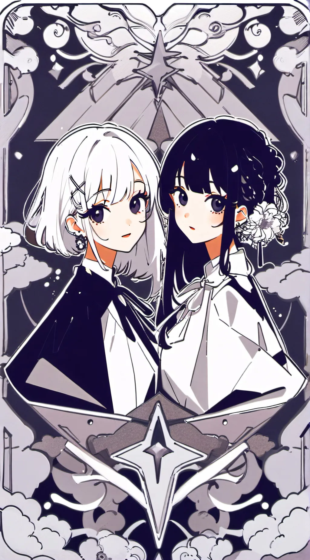 ai character: lily and millie background