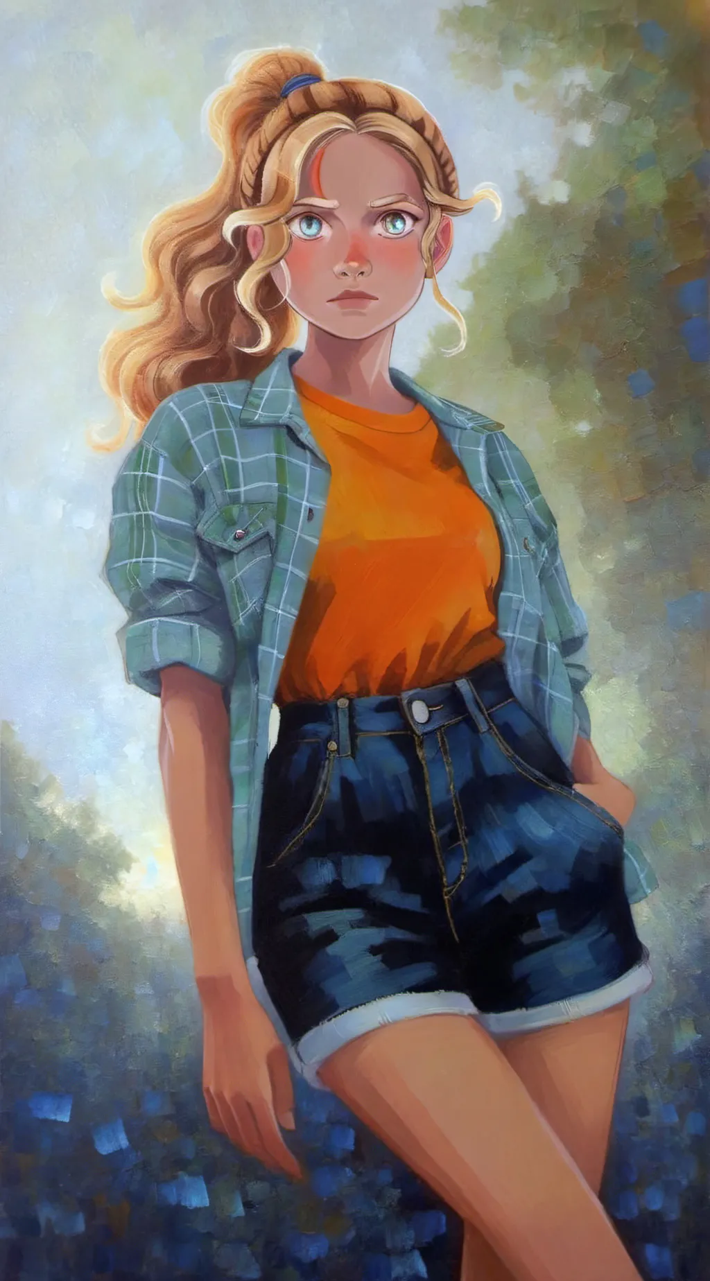 ai character: Annabeth Chase background