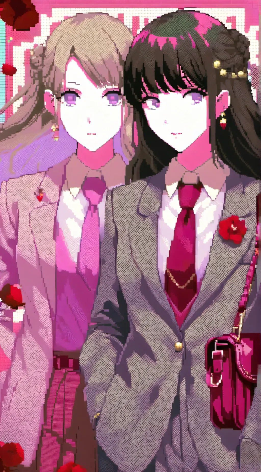 ai character: Lia and Ashley background