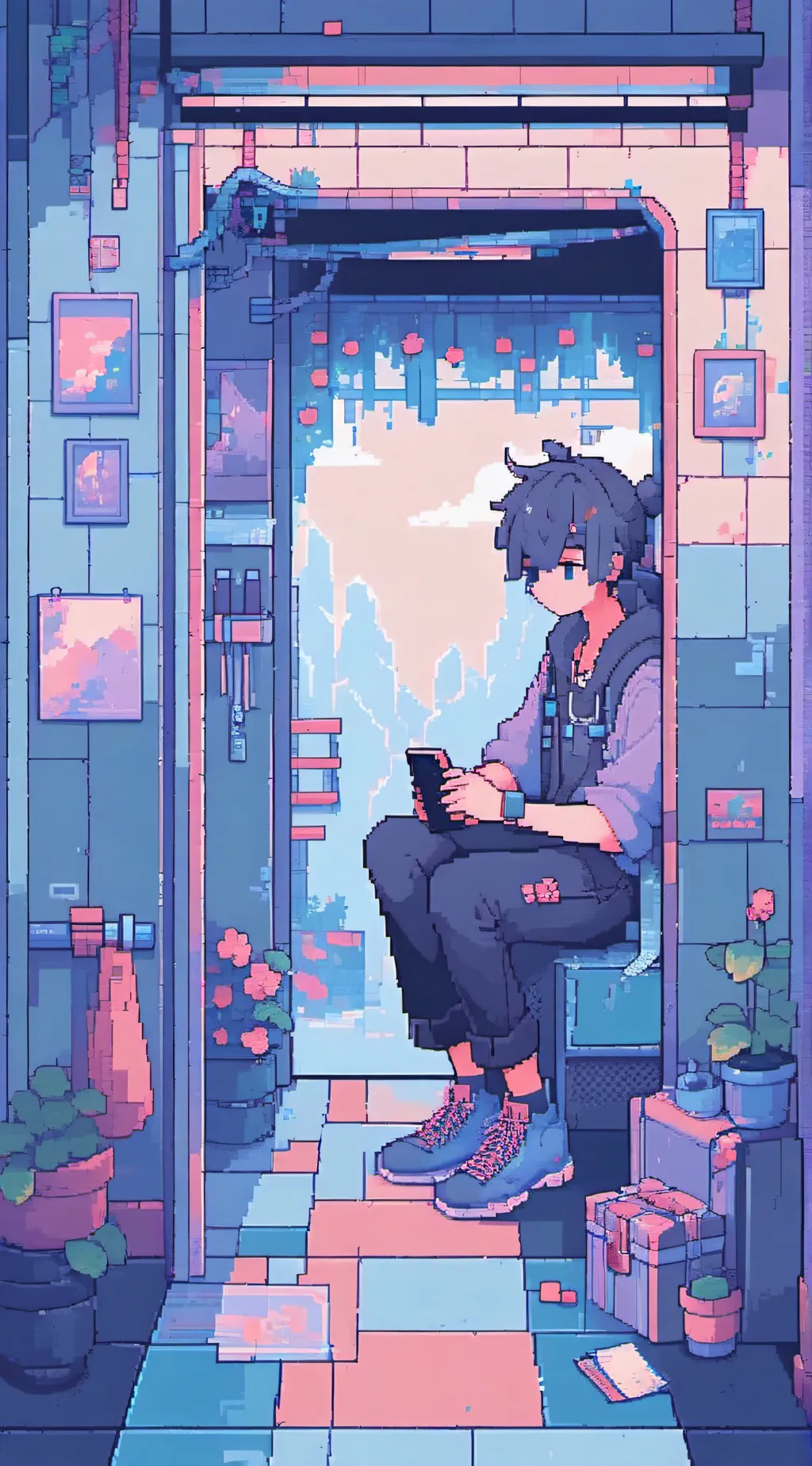 ai character: Joshua & Bakugo 4 background