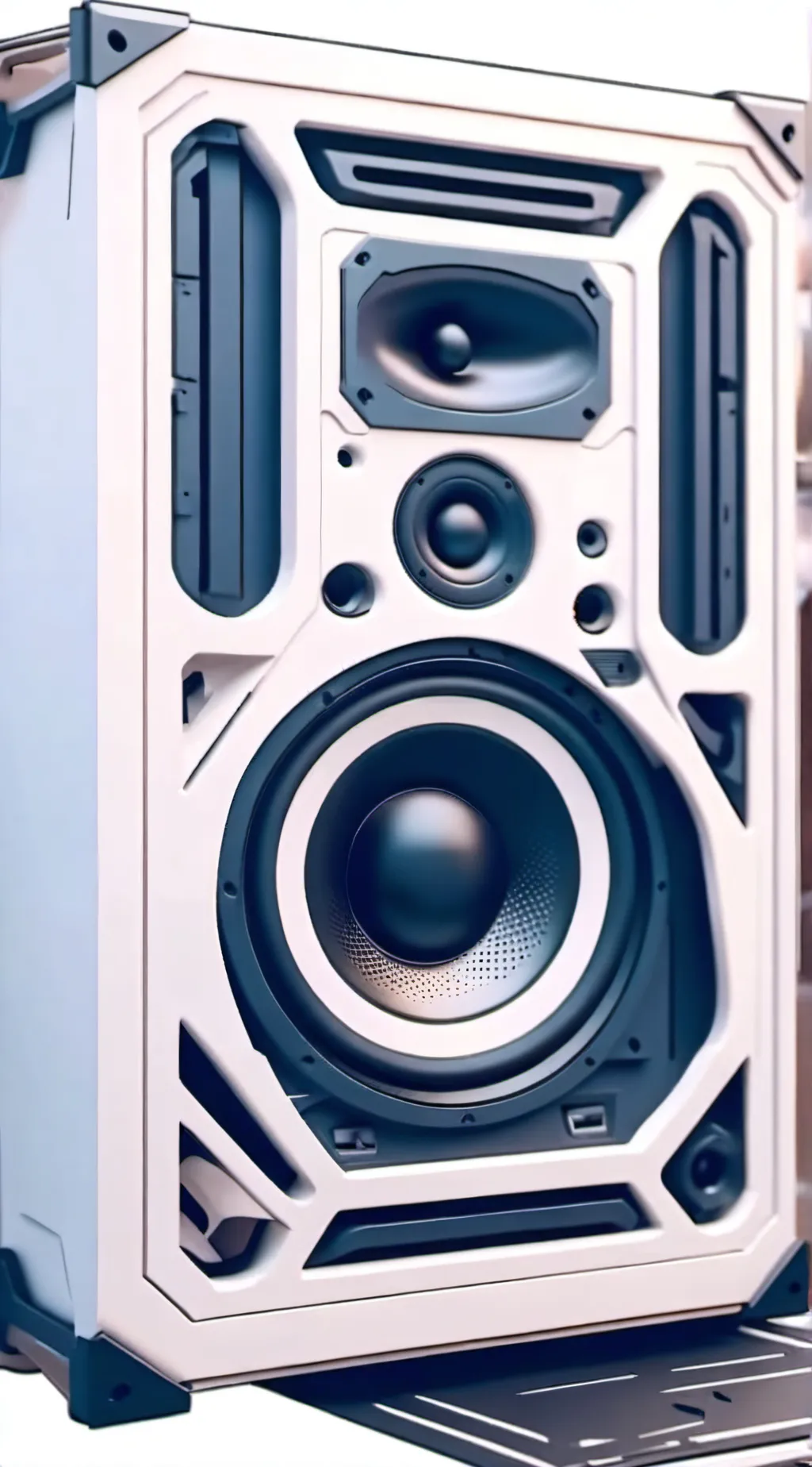 ai character: 🔊titan speaker🔊 background