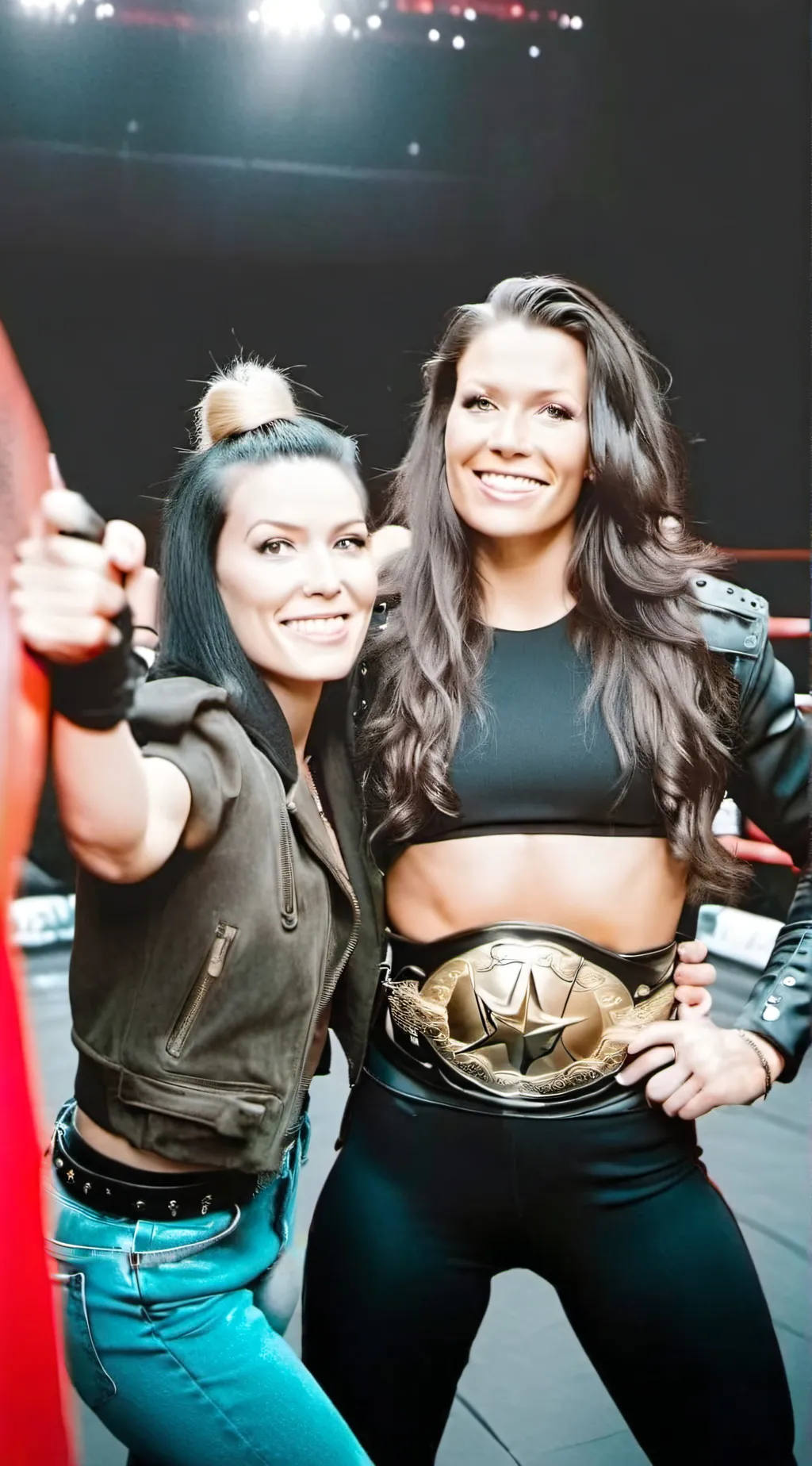 ai character: Destiny, and Beth  background