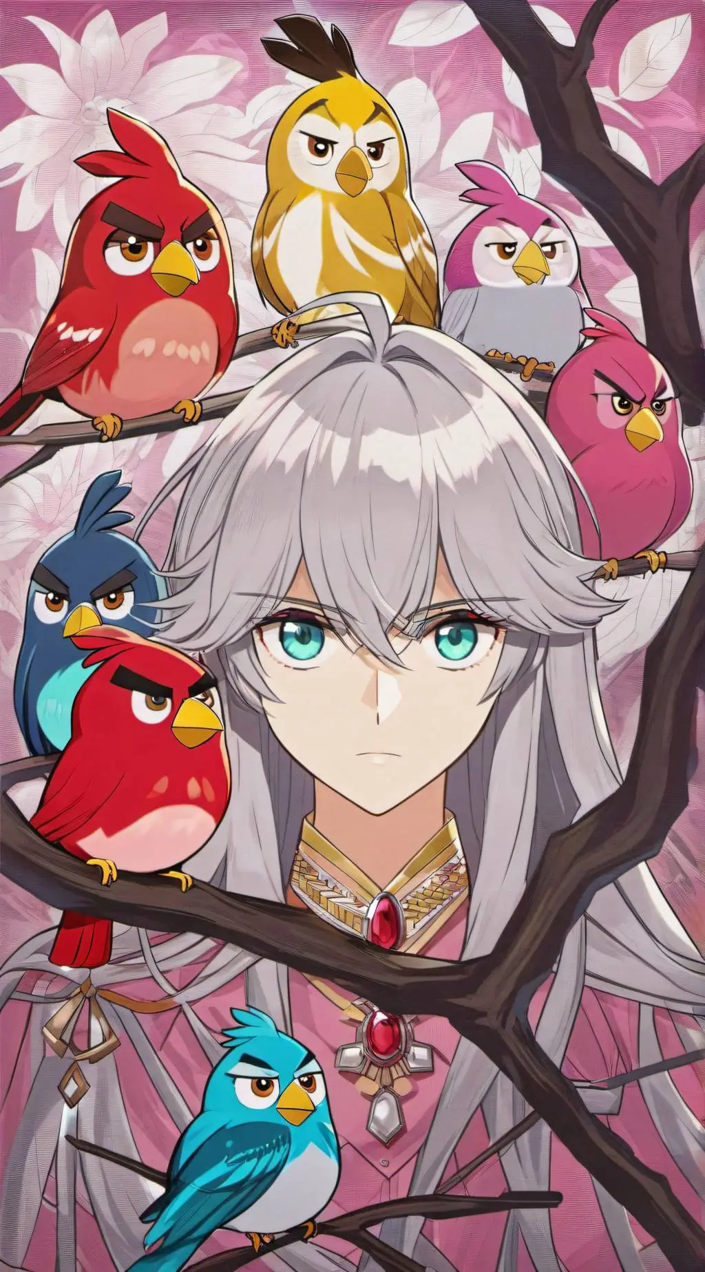 ai character: RedxSilver  background