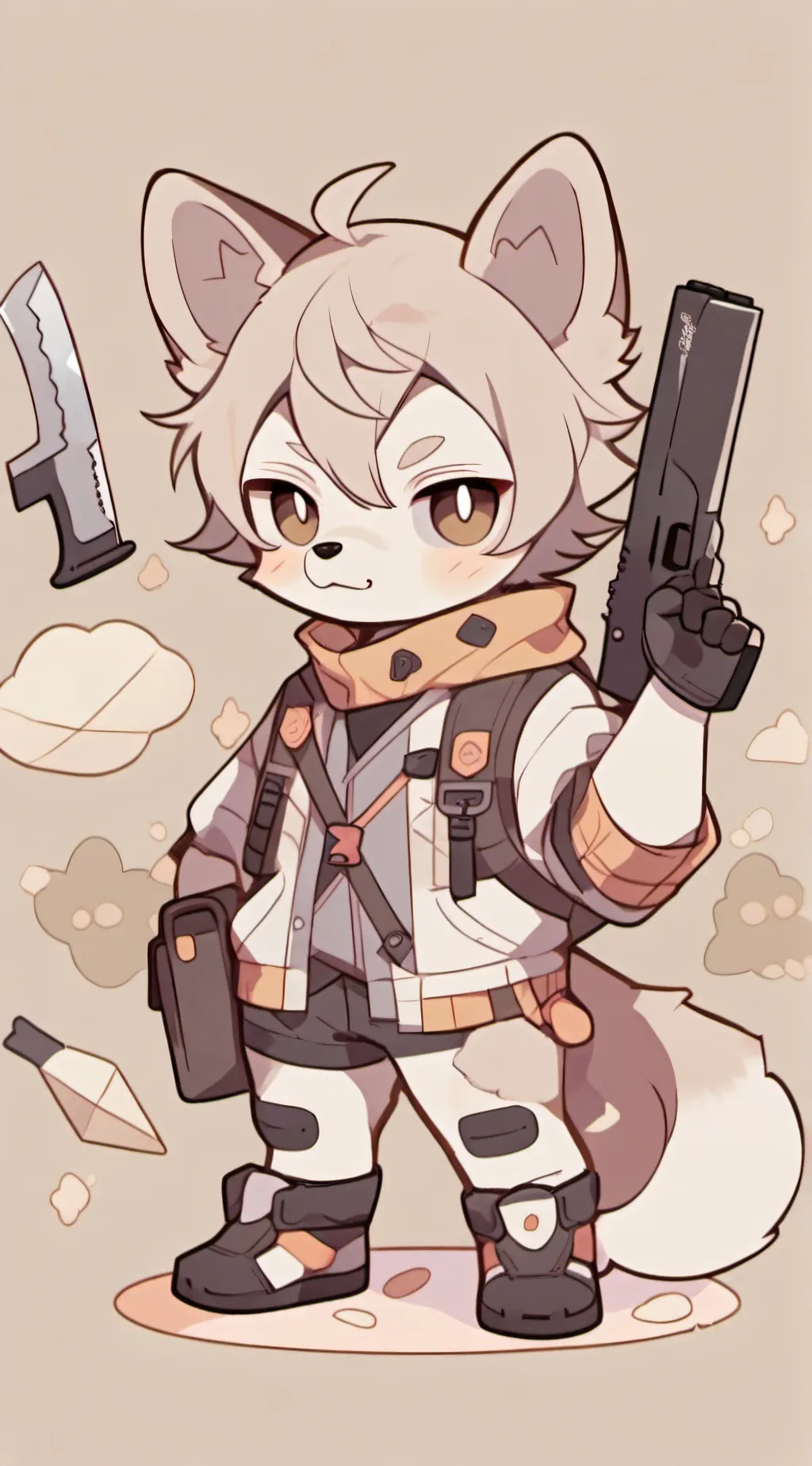 ai character: CASH NICO CREW☺️☺️ background