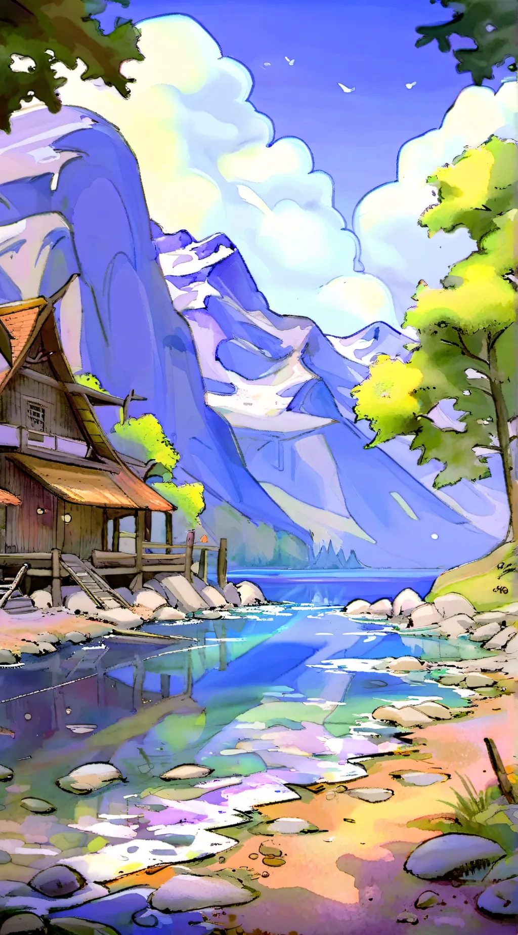 ai character: ww background