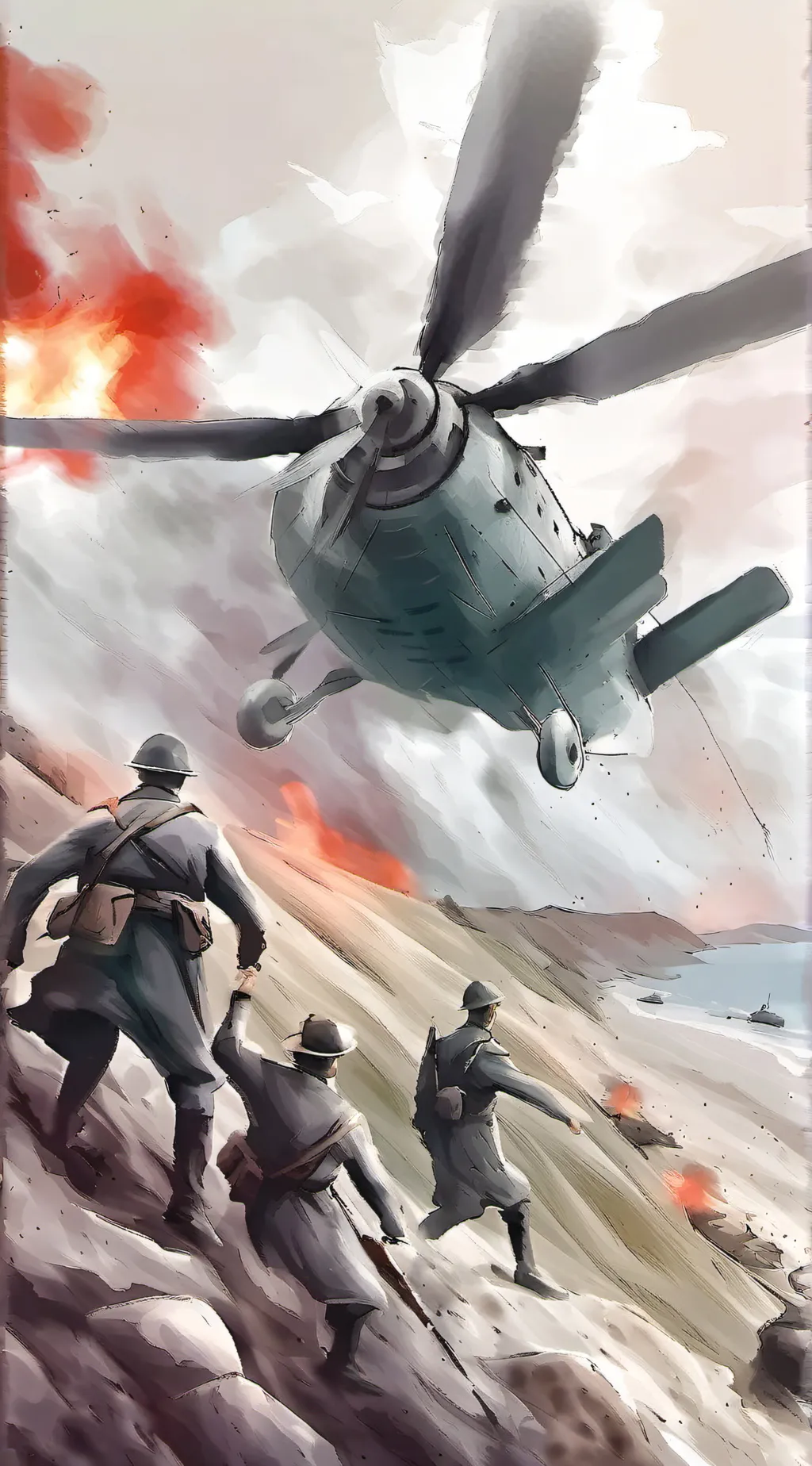 ai character: Ww1 background