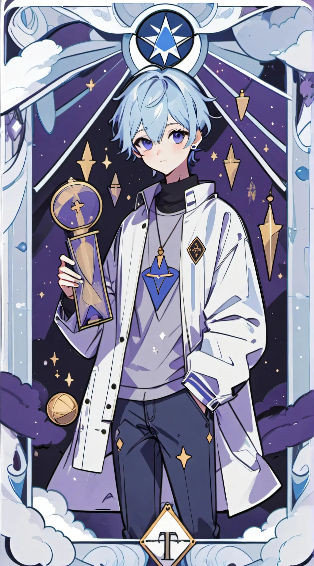 ai character: Sky background