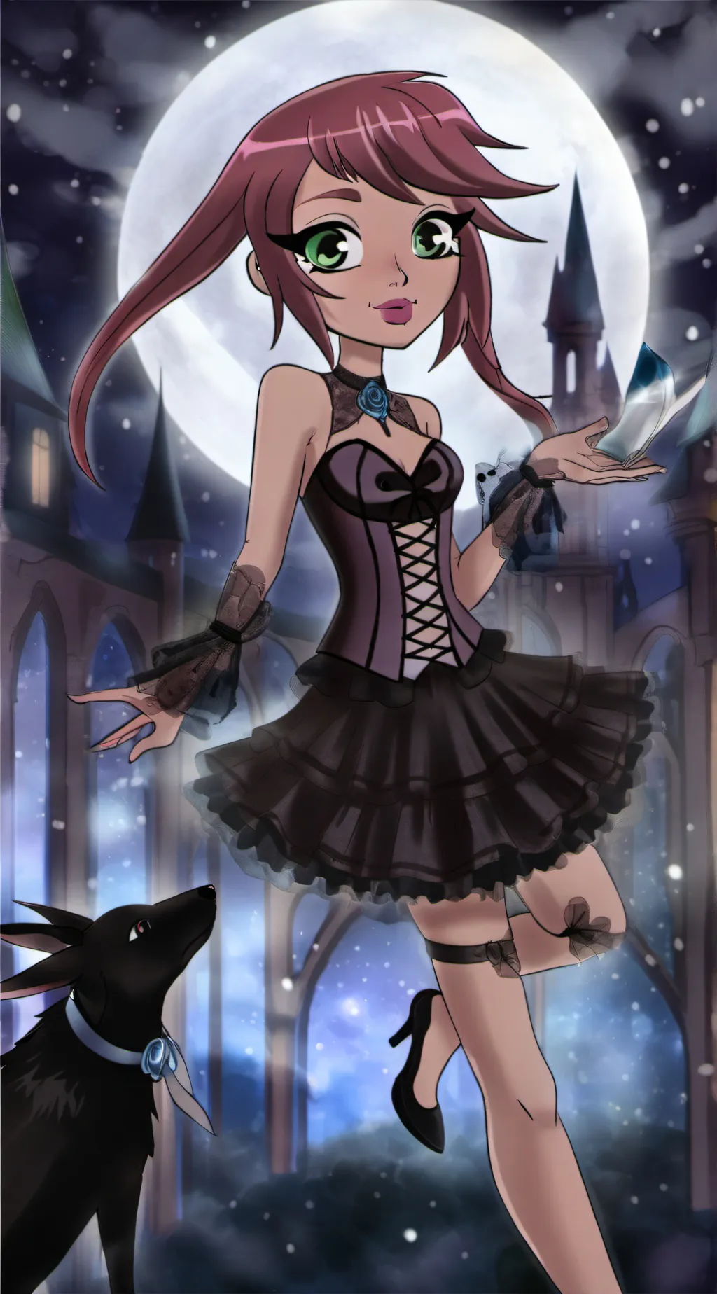 ai character: Kisha background