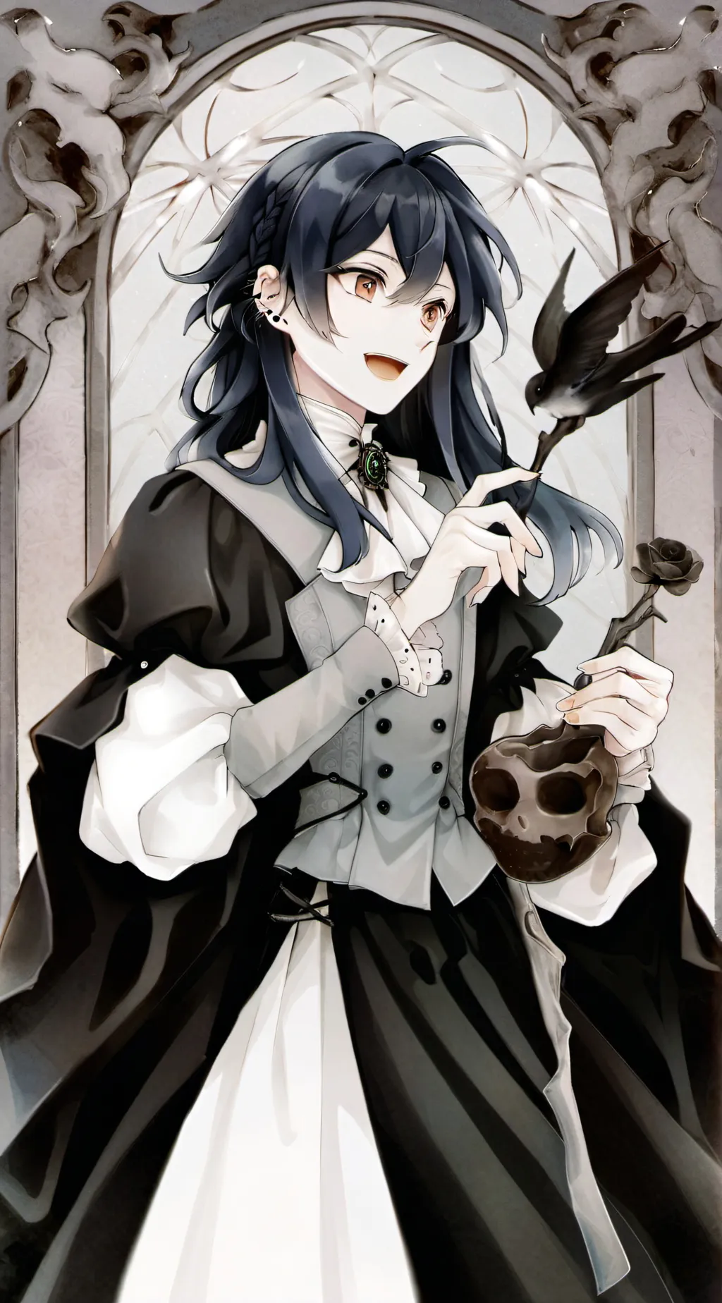 ai character: Muchiro Tokito background