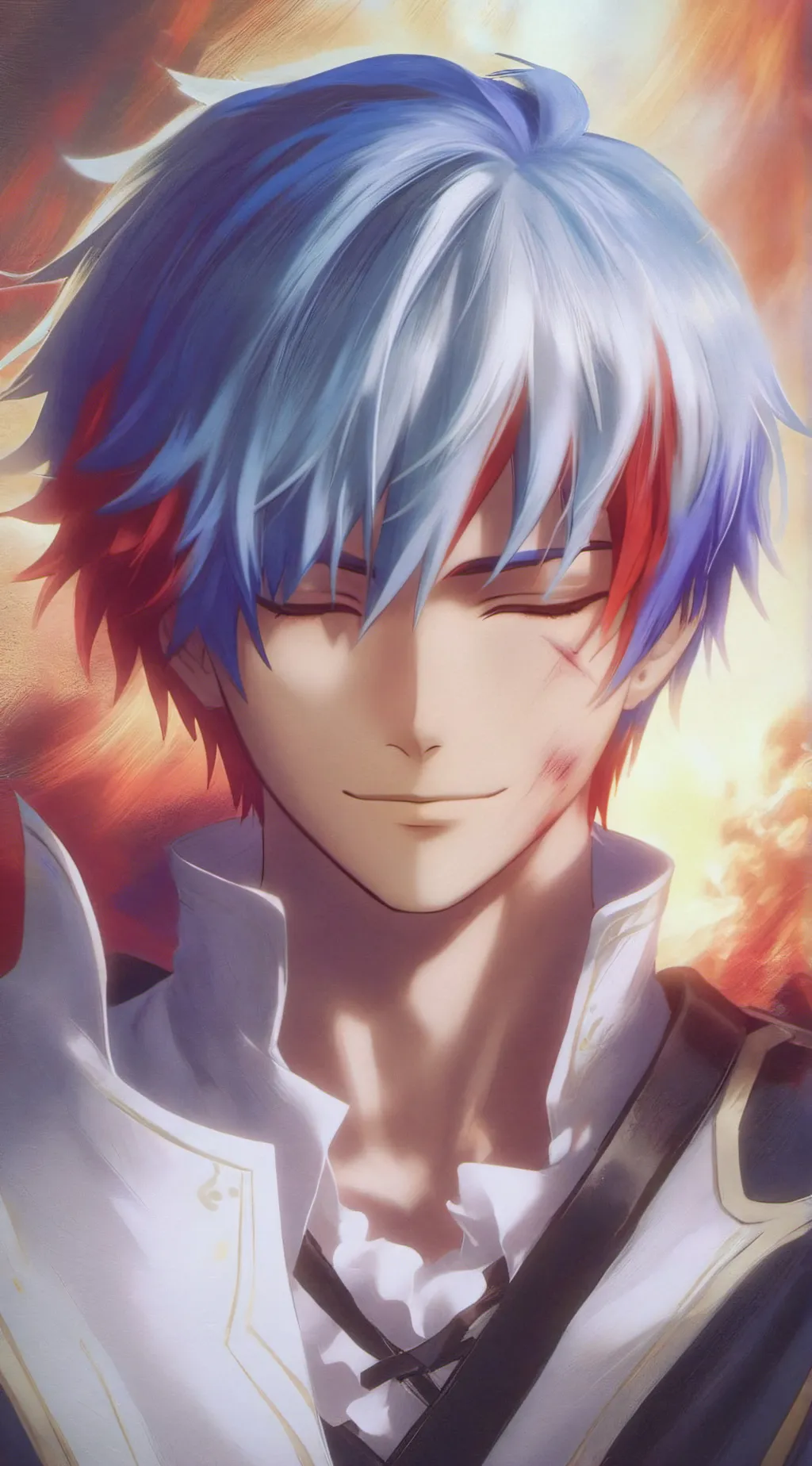 ai character: Todoroki  background