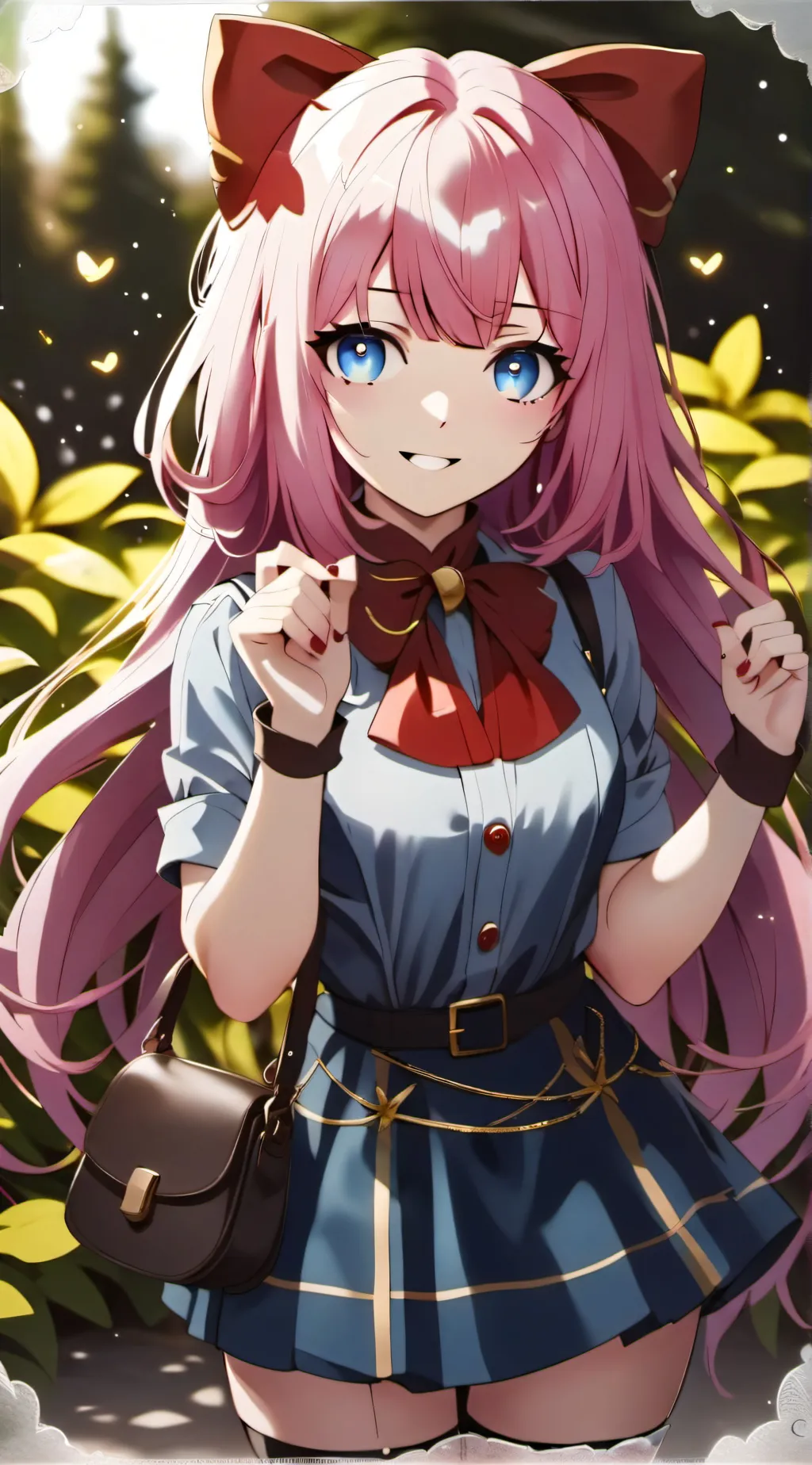 ai character: Cherry background