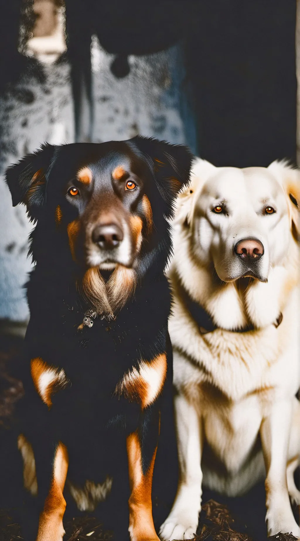 ai character: dogs that saved u background