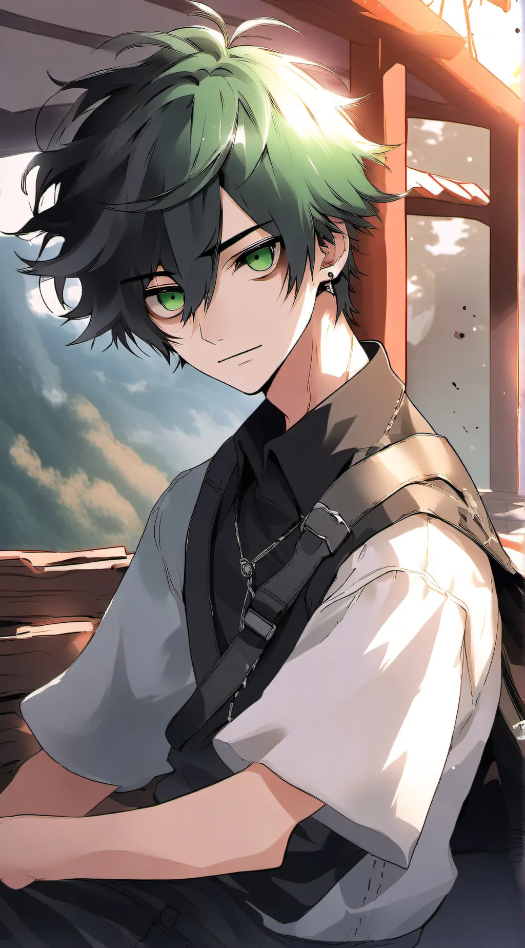 ai character: hawt deku😩 background