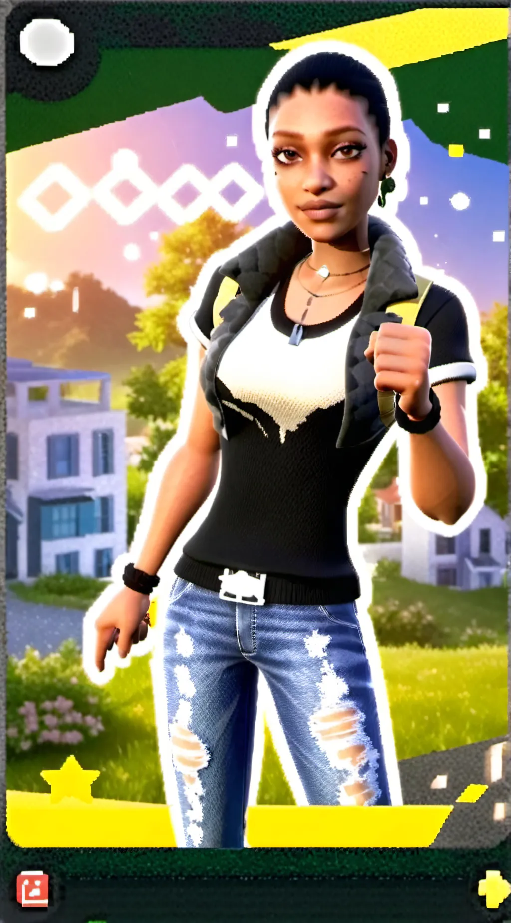 ai character: Kiki background