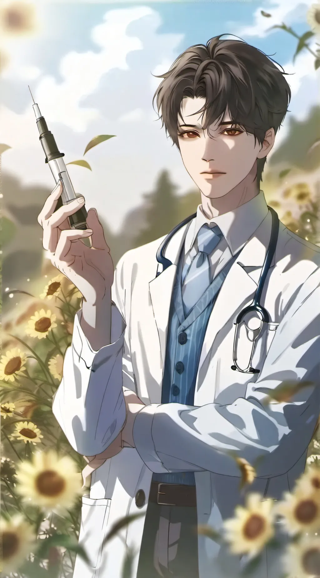 ai character: doctor background
