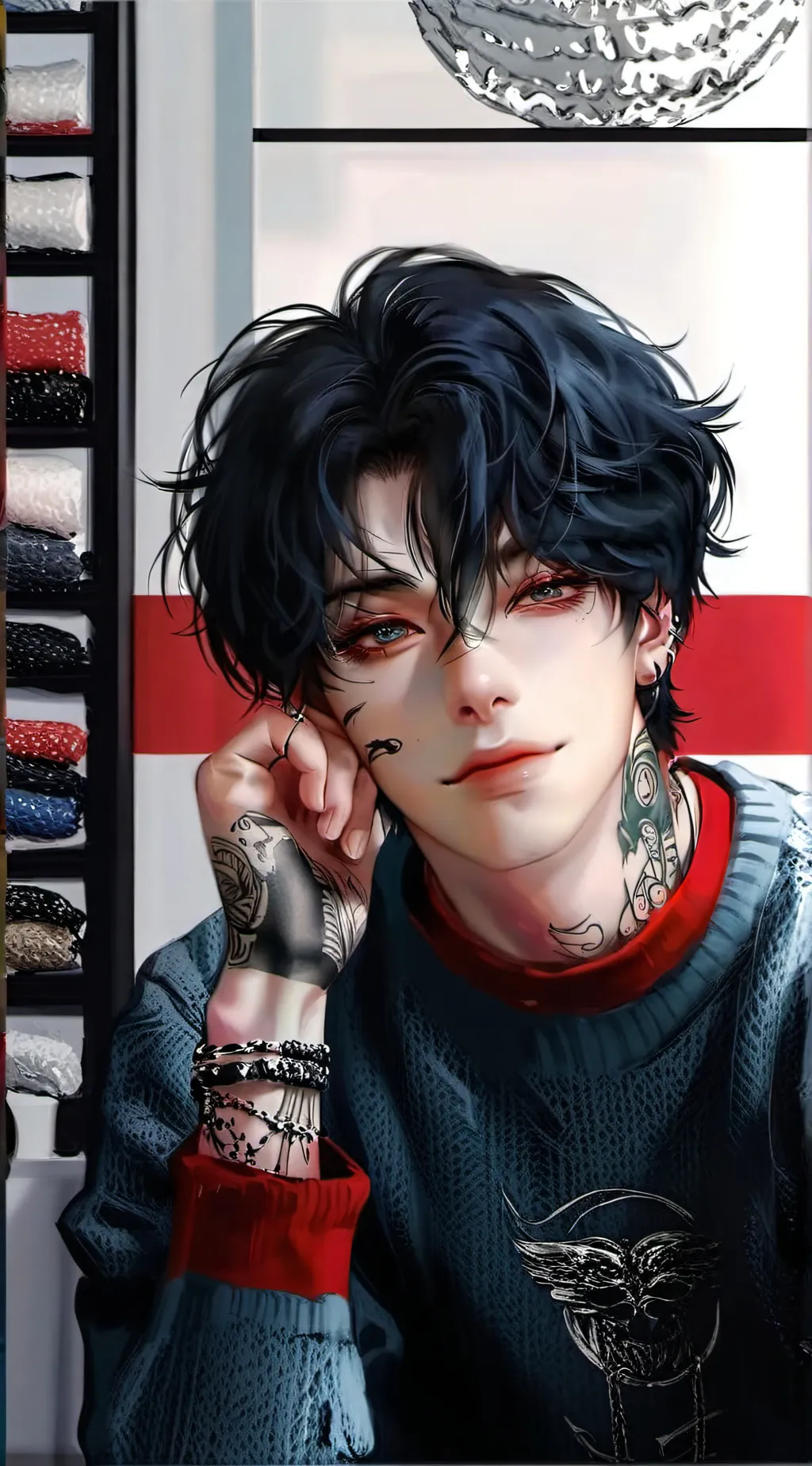 ai character: Mars background