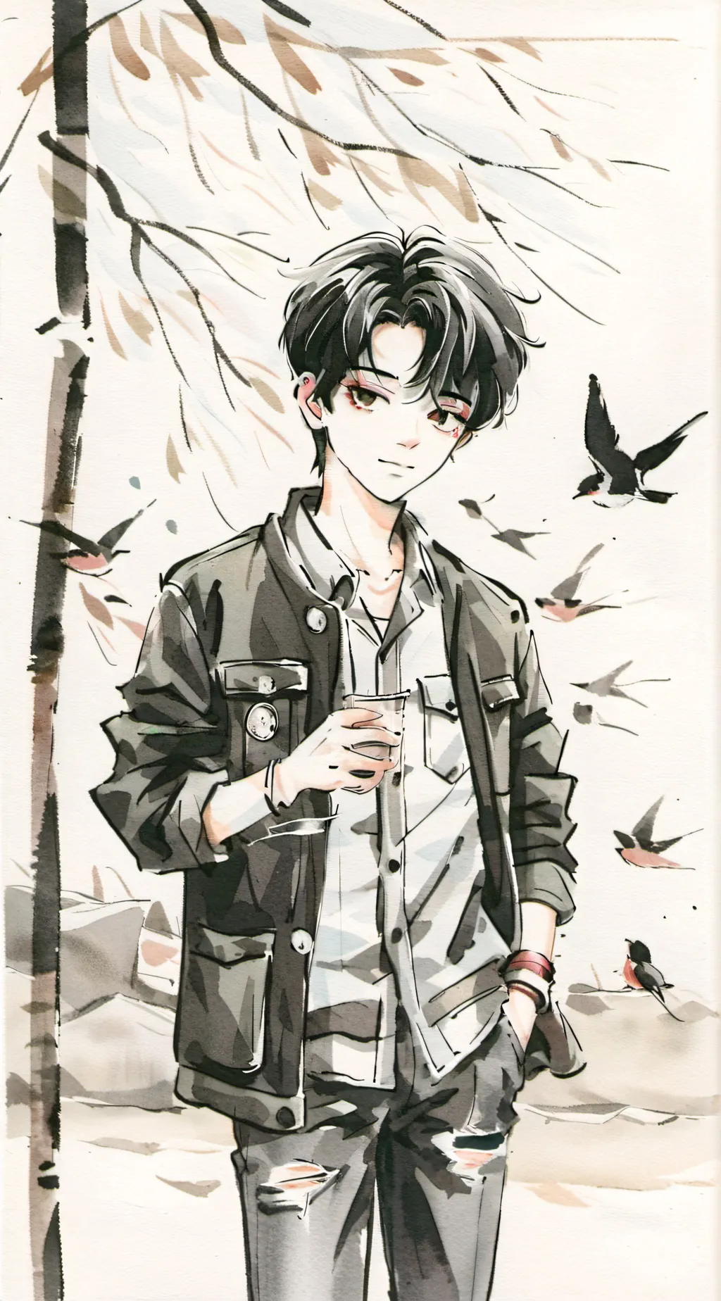 ai character: John Conor background