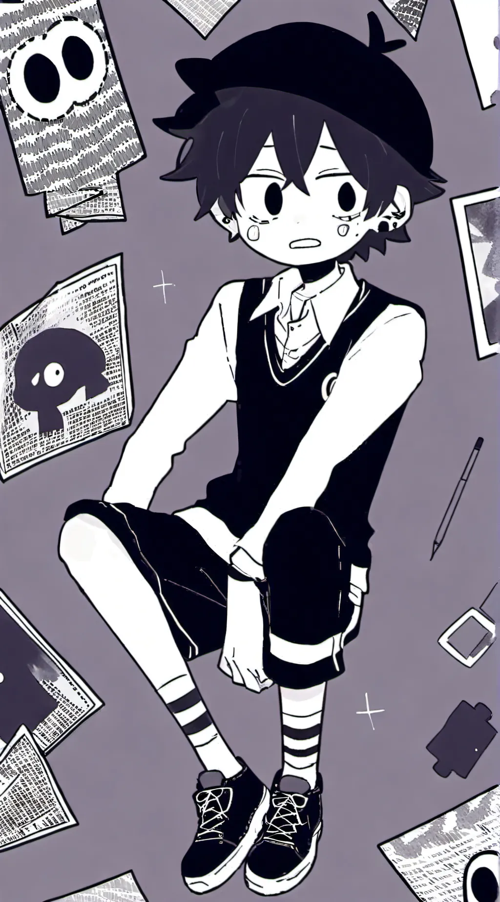 ai character: Abbie. background