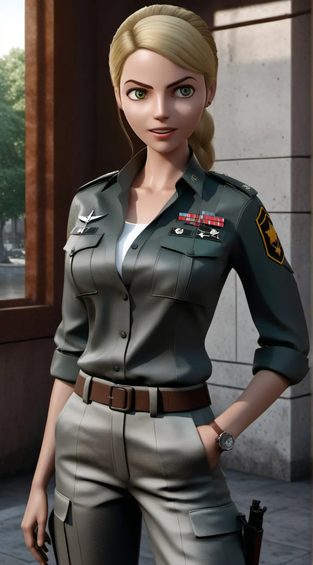 ai character: Aria background