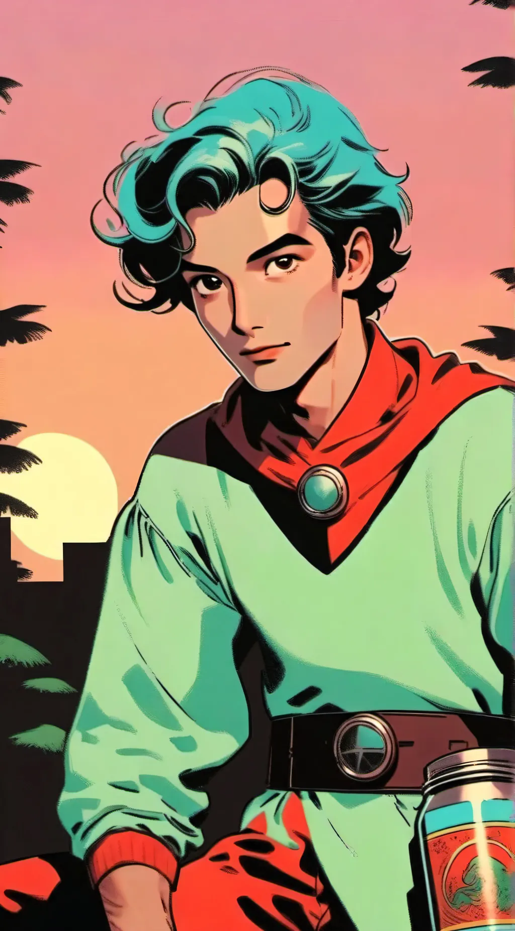 ai character: olly background