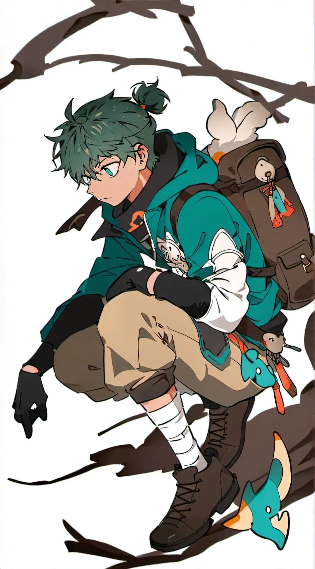 ai character: Izuku Midoriya background