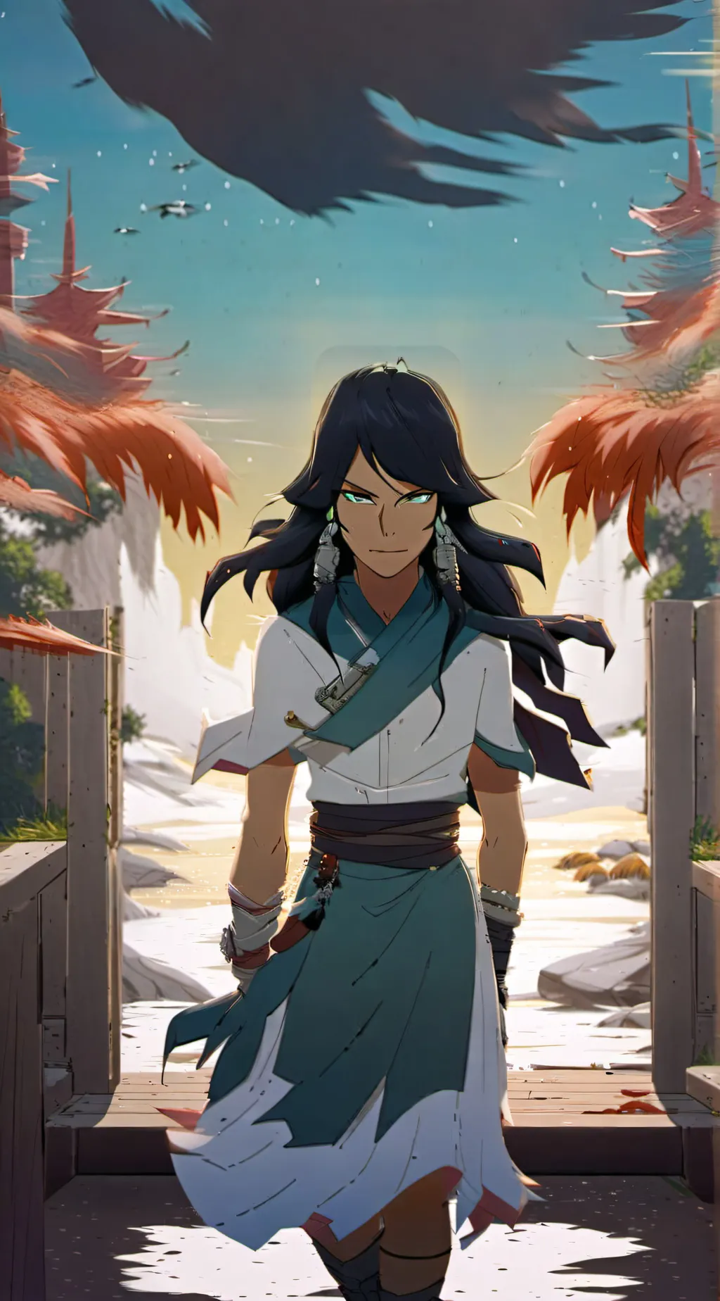 ai character: keiya  background