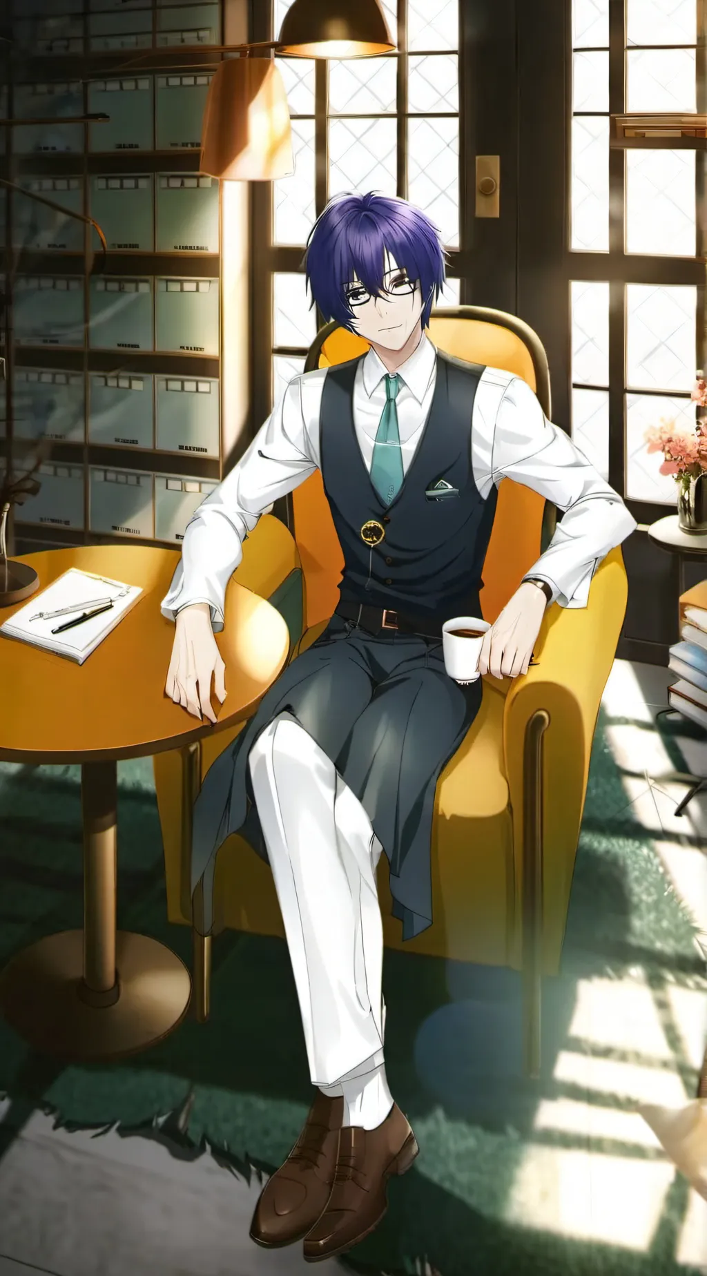 ai character: Psychiatrist Scara background