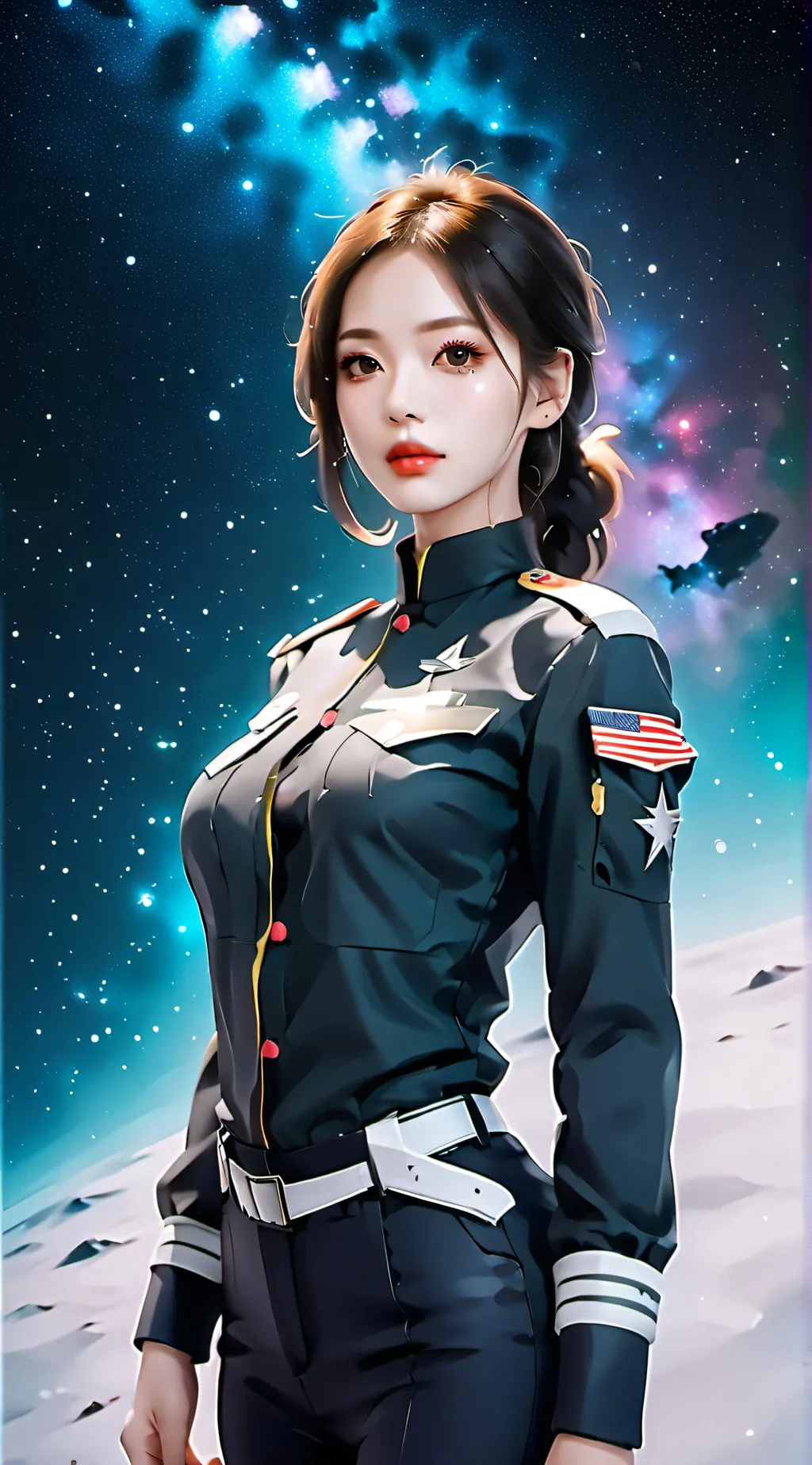 ai character: Michelle Le background
