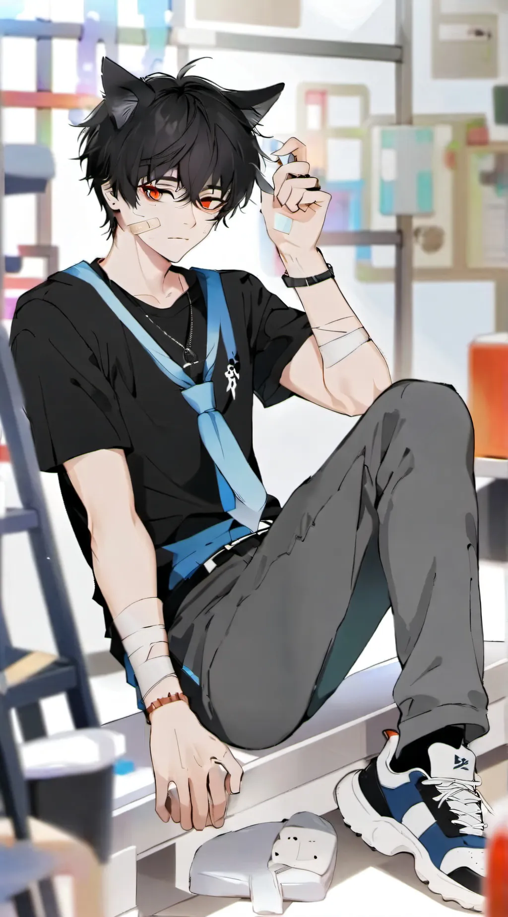 ai character: Max background