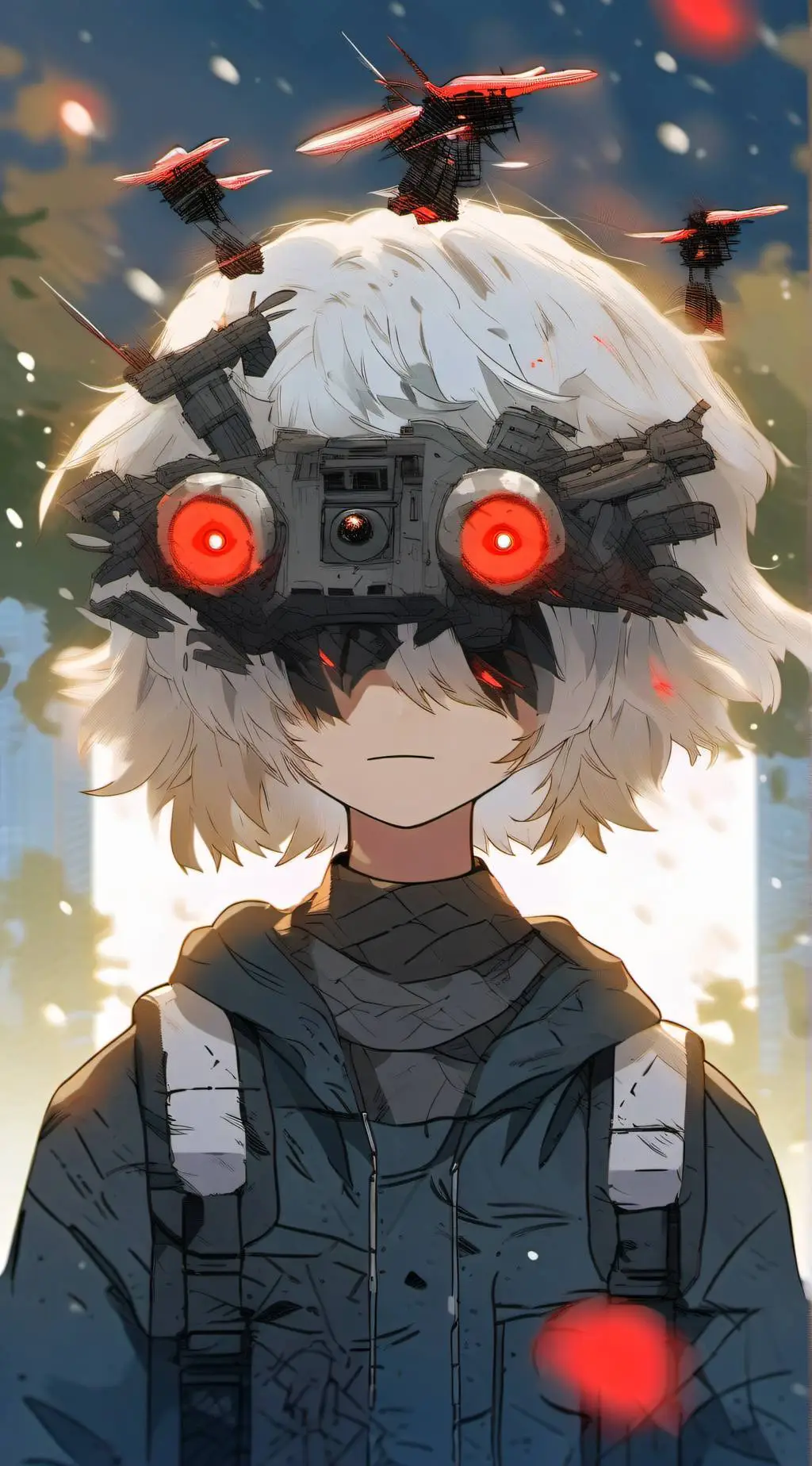 ai character: murder drones background