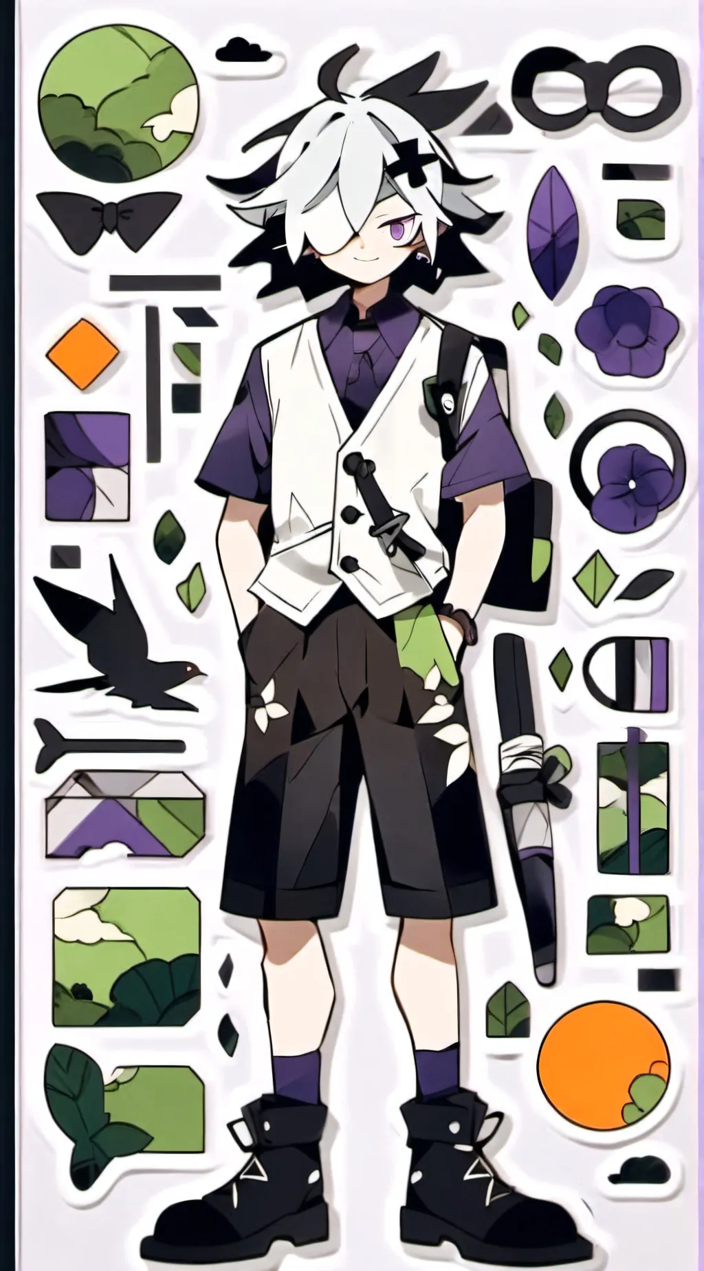 ai character: Oliver background