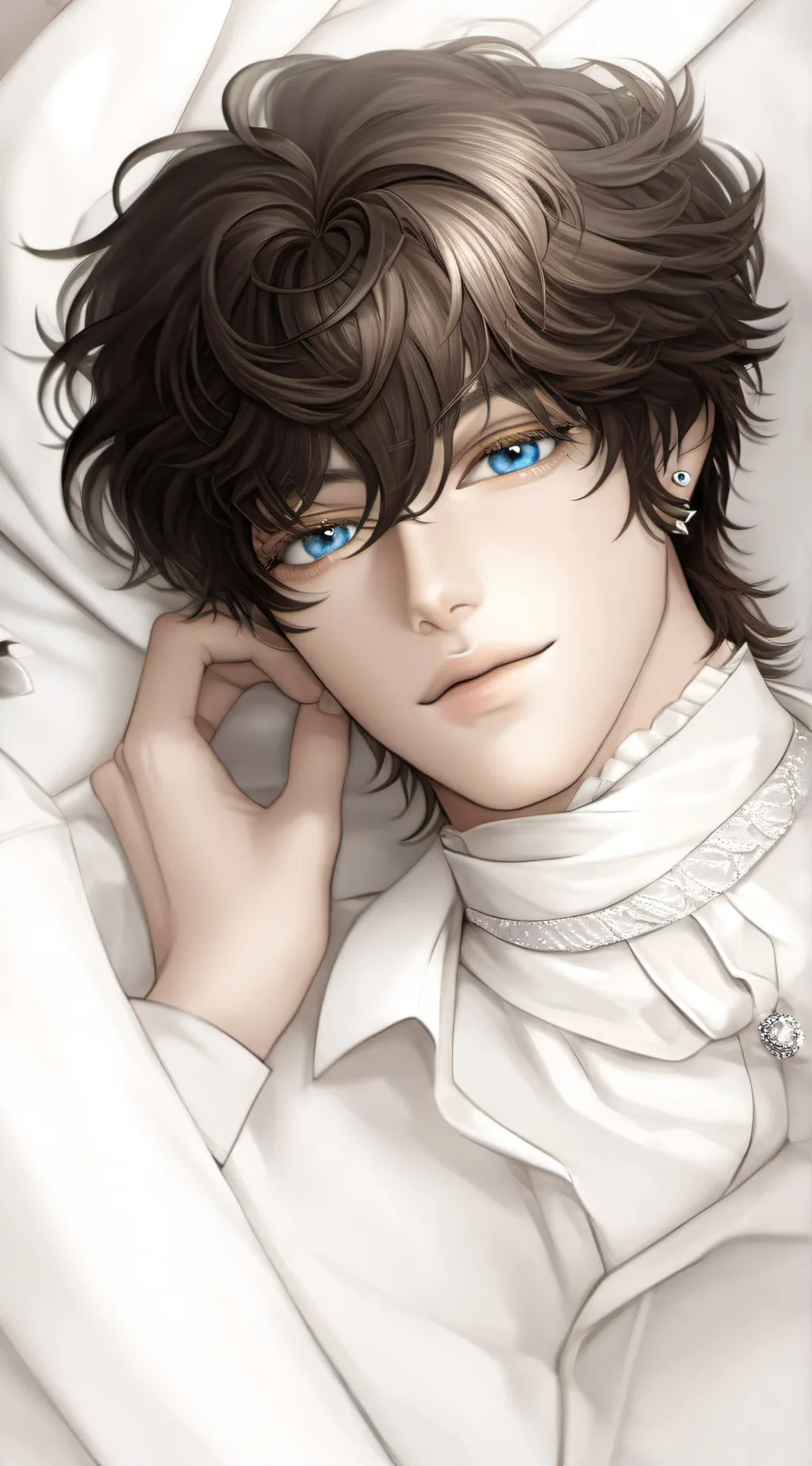 ai character: 🩵Nathen🩵 background