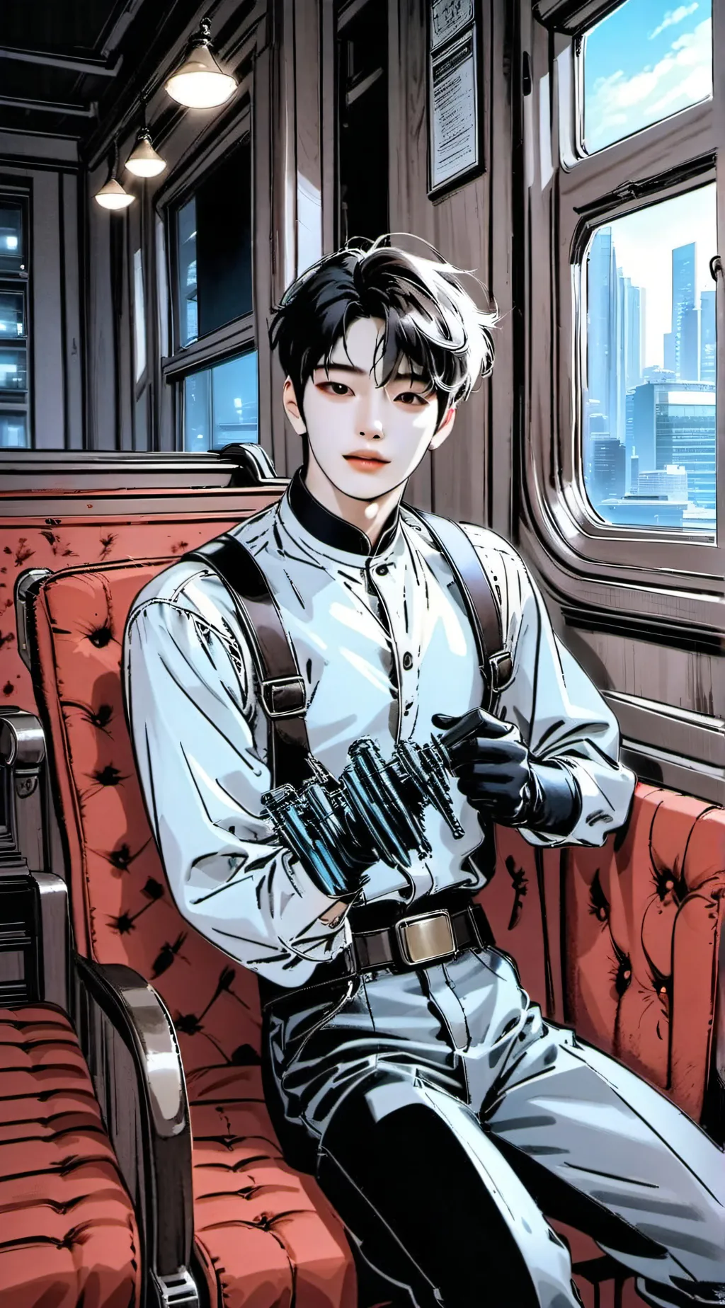 ai character: seugmin  background