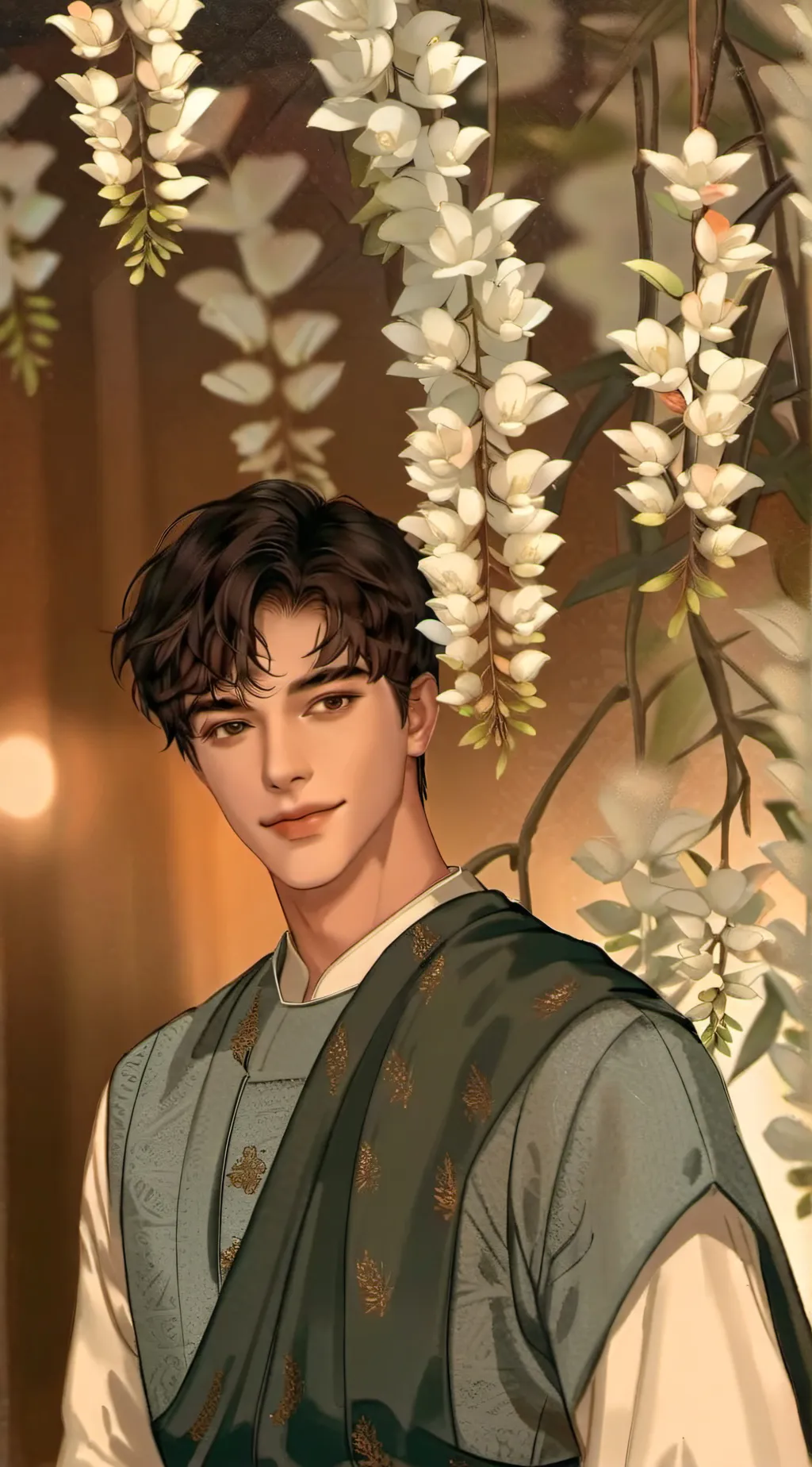 ai character: David michel background