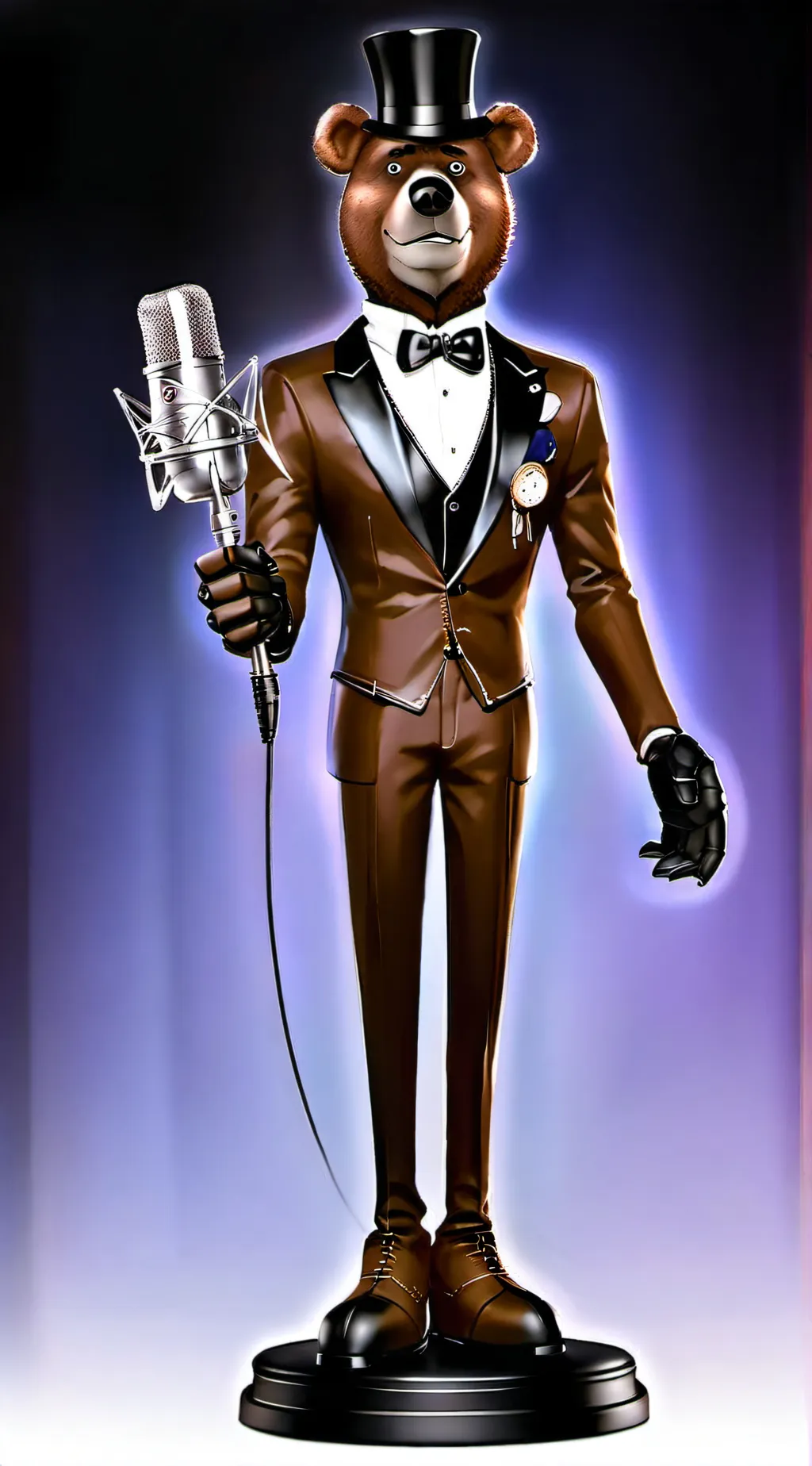 ai character: Freddy Fazbear background