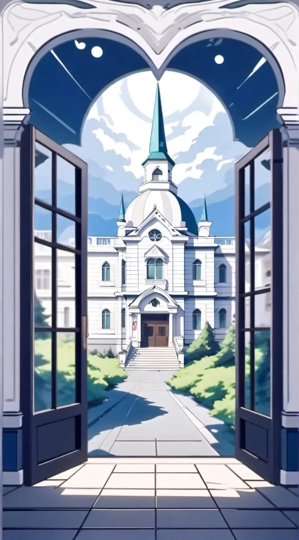 ai character: All girl school background