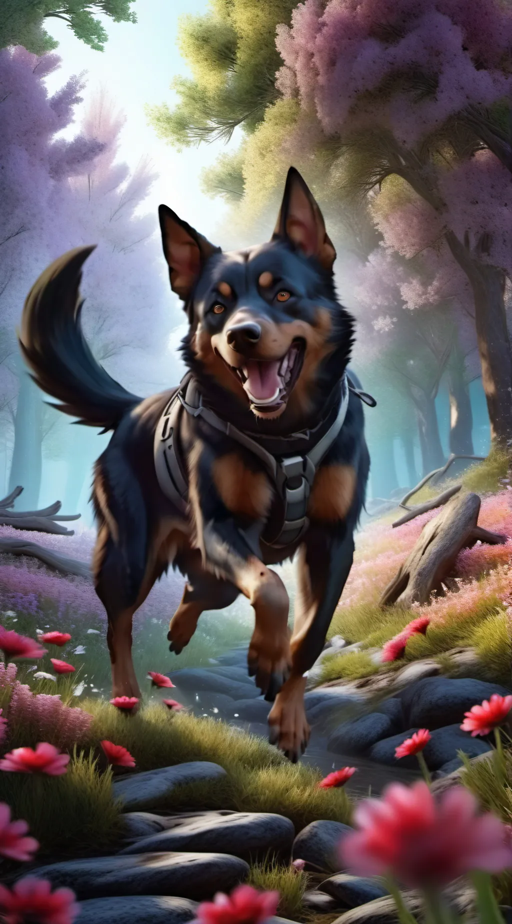 ai character: your dead dog background