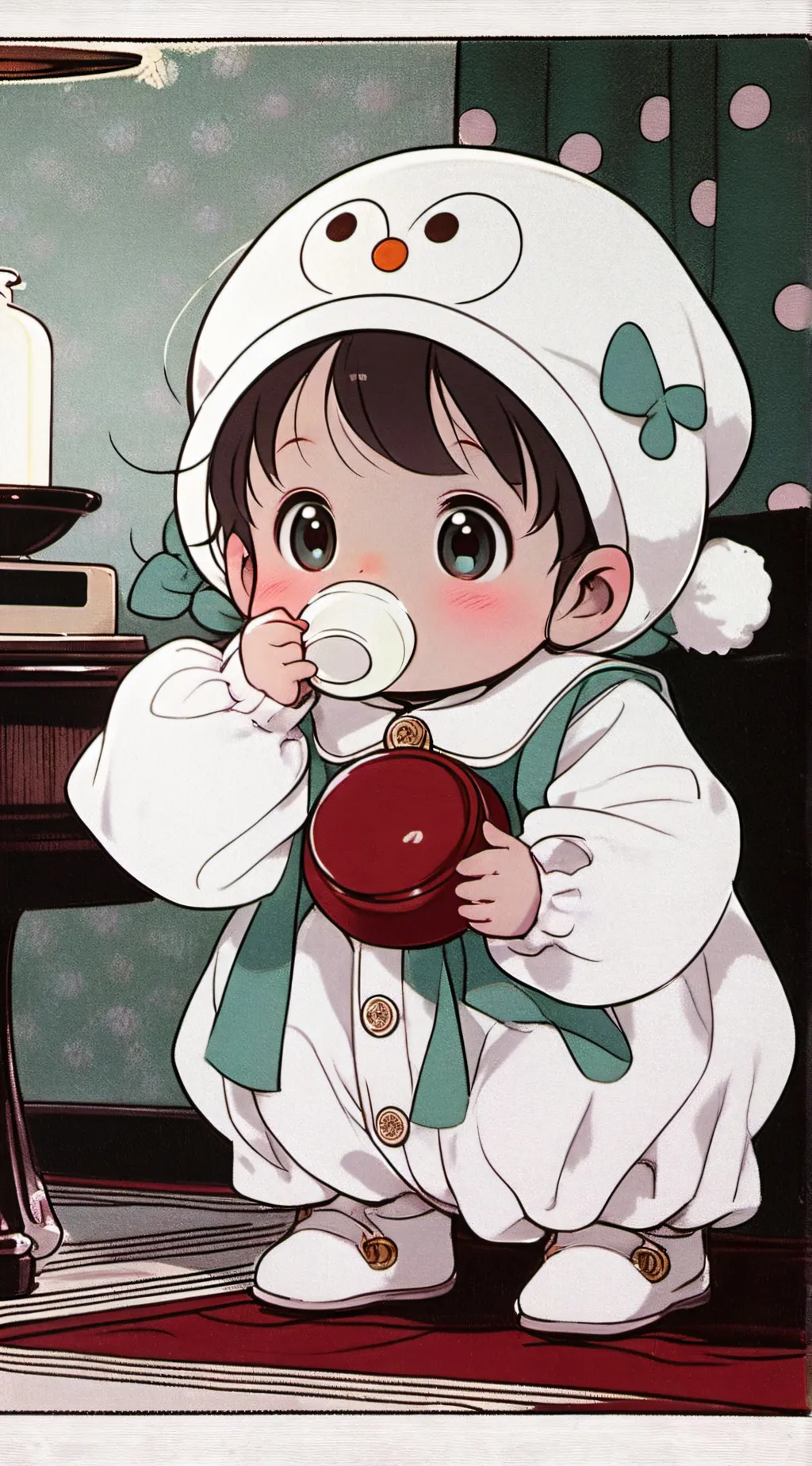 ai character: Baby Angeldust background