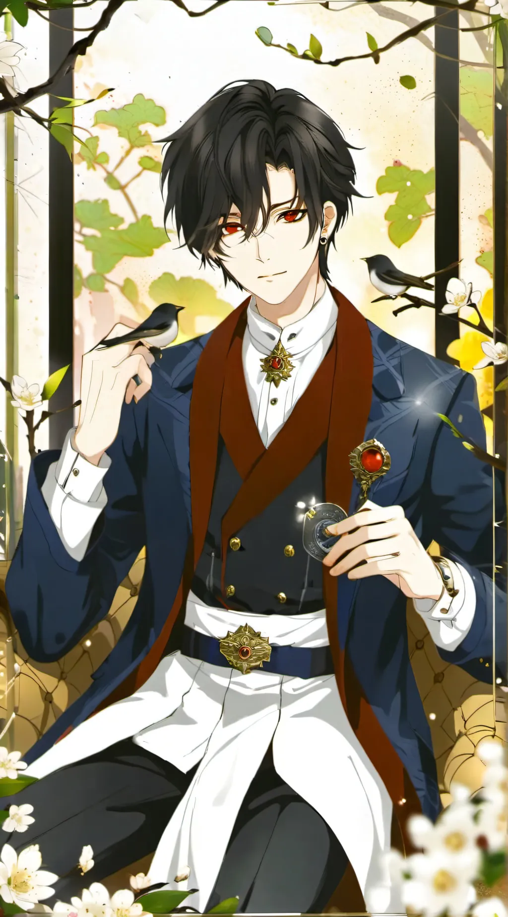 ai character: 江鶴林 background