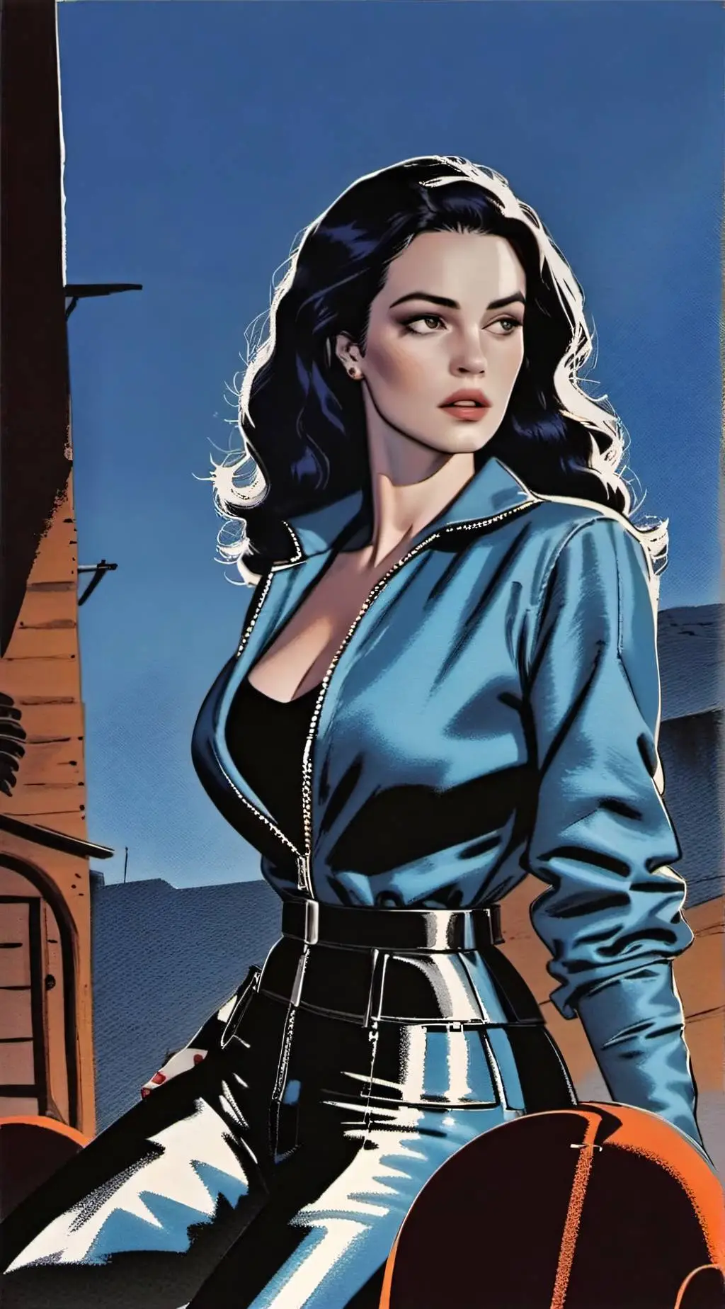 ai character: Elle Giorgiou background