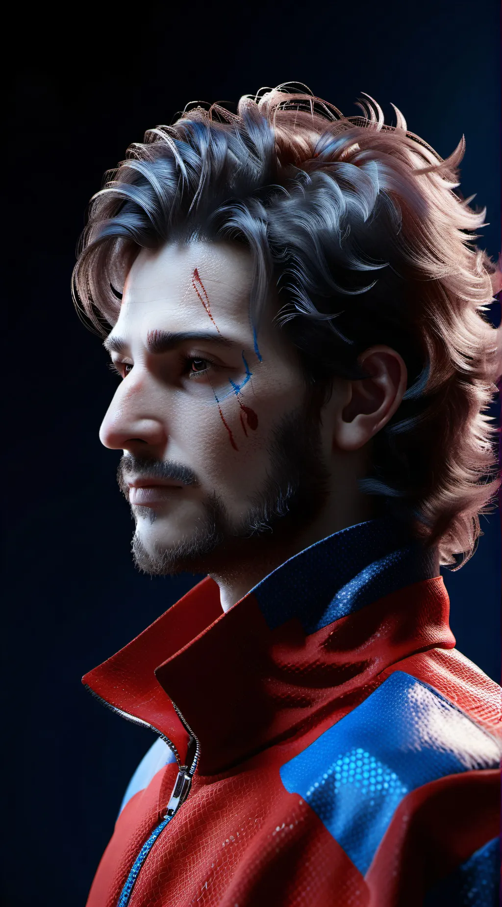 ai character: superhero Carlo  background