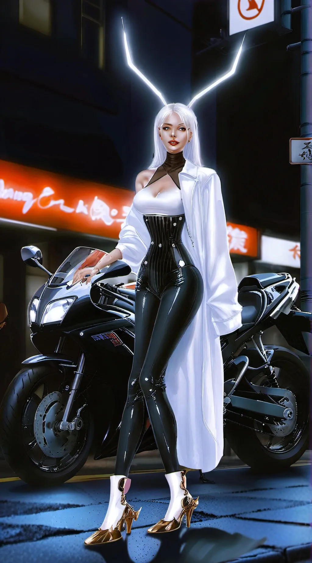 ai character: Luna  background