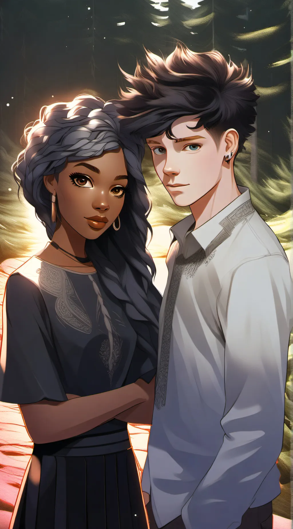 ai character: Tim and Alice background