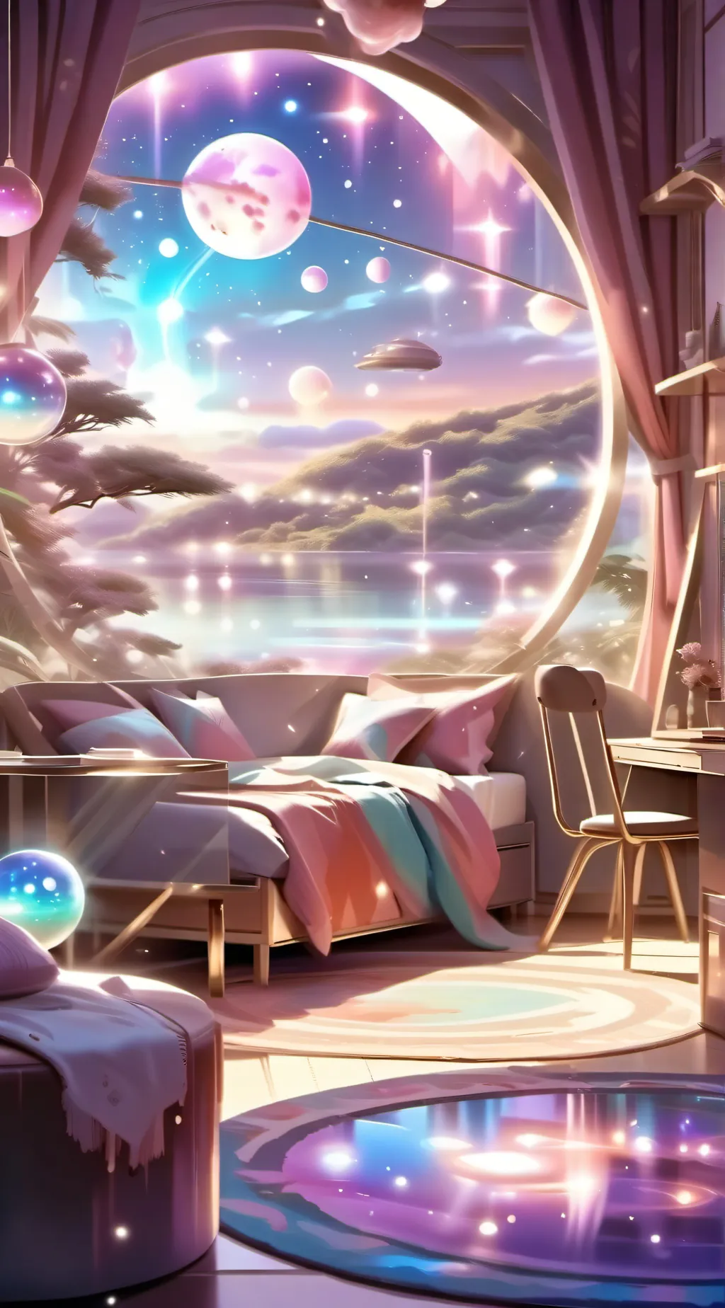 ai character: HB Vacay background