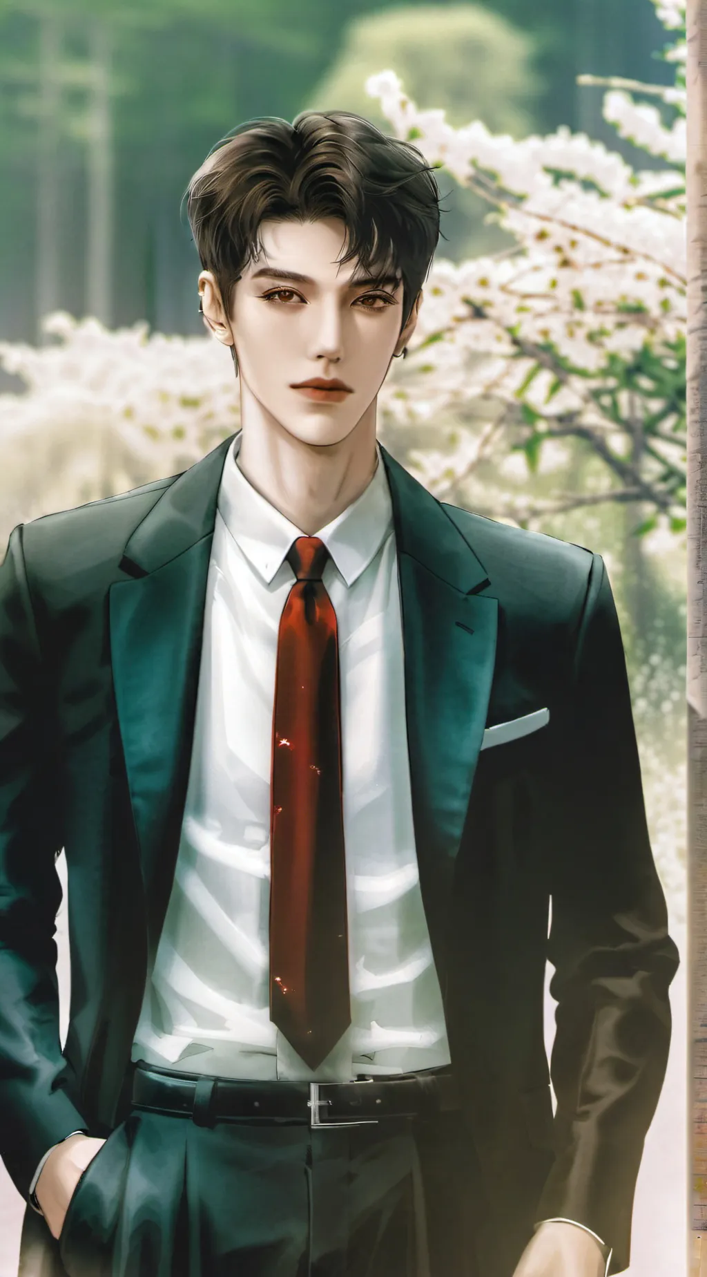 ai character: Blaine  background